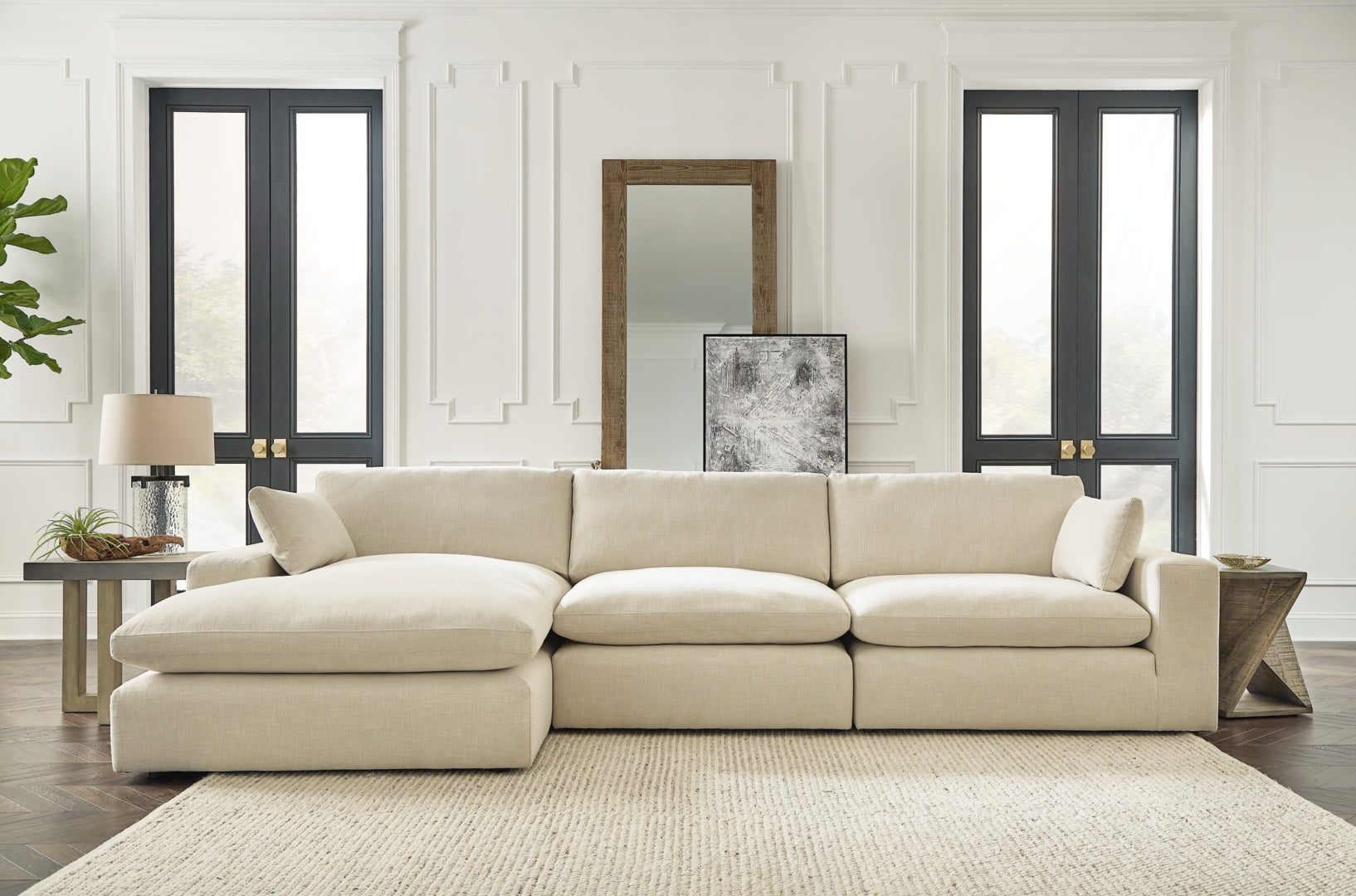 Elyza 2-3 Piece Sectional (Customizable)