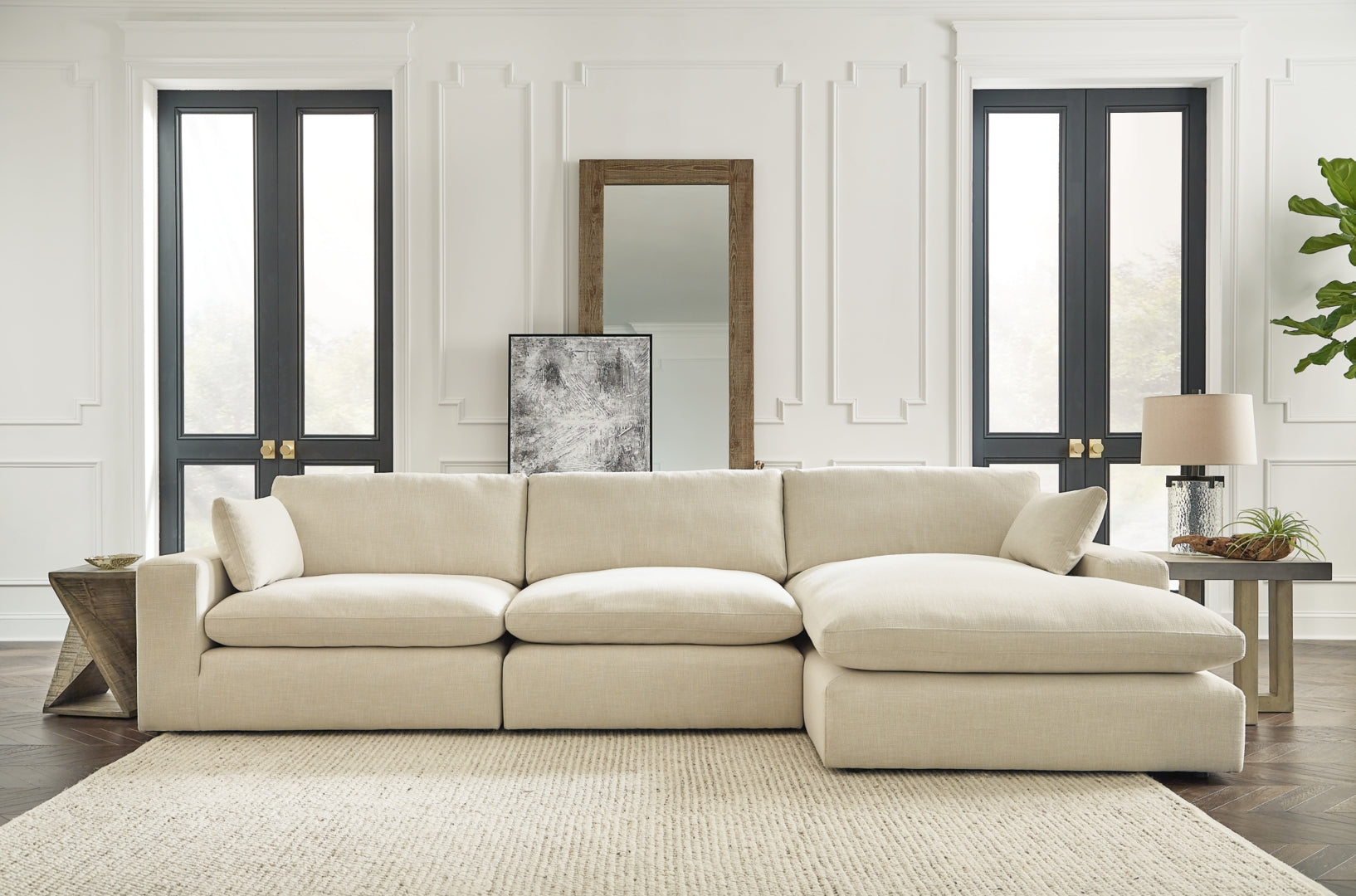 Elyza 2-3 Piece Sectional (Customizable)