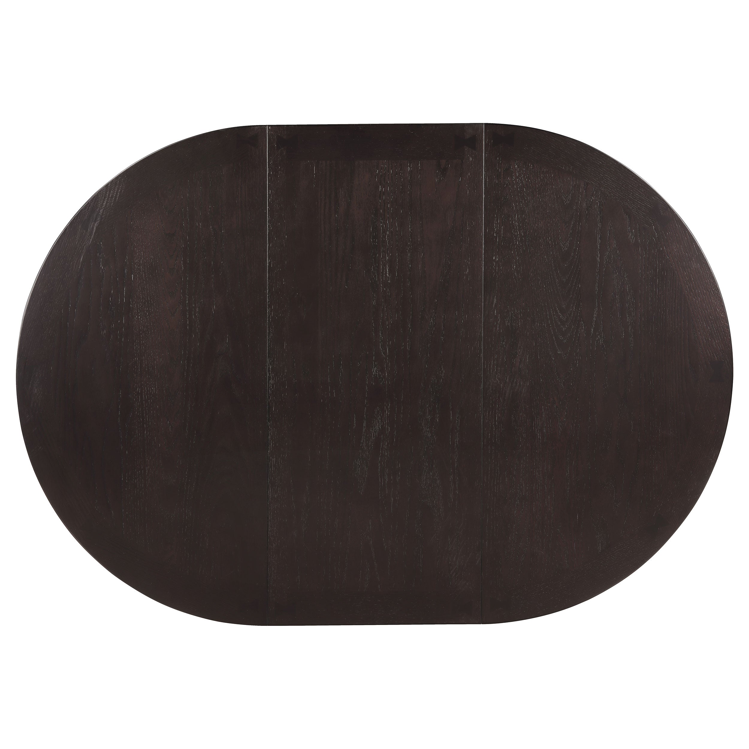 Lavon Oval 60-inch Extension Leaf Dining Table Espresso