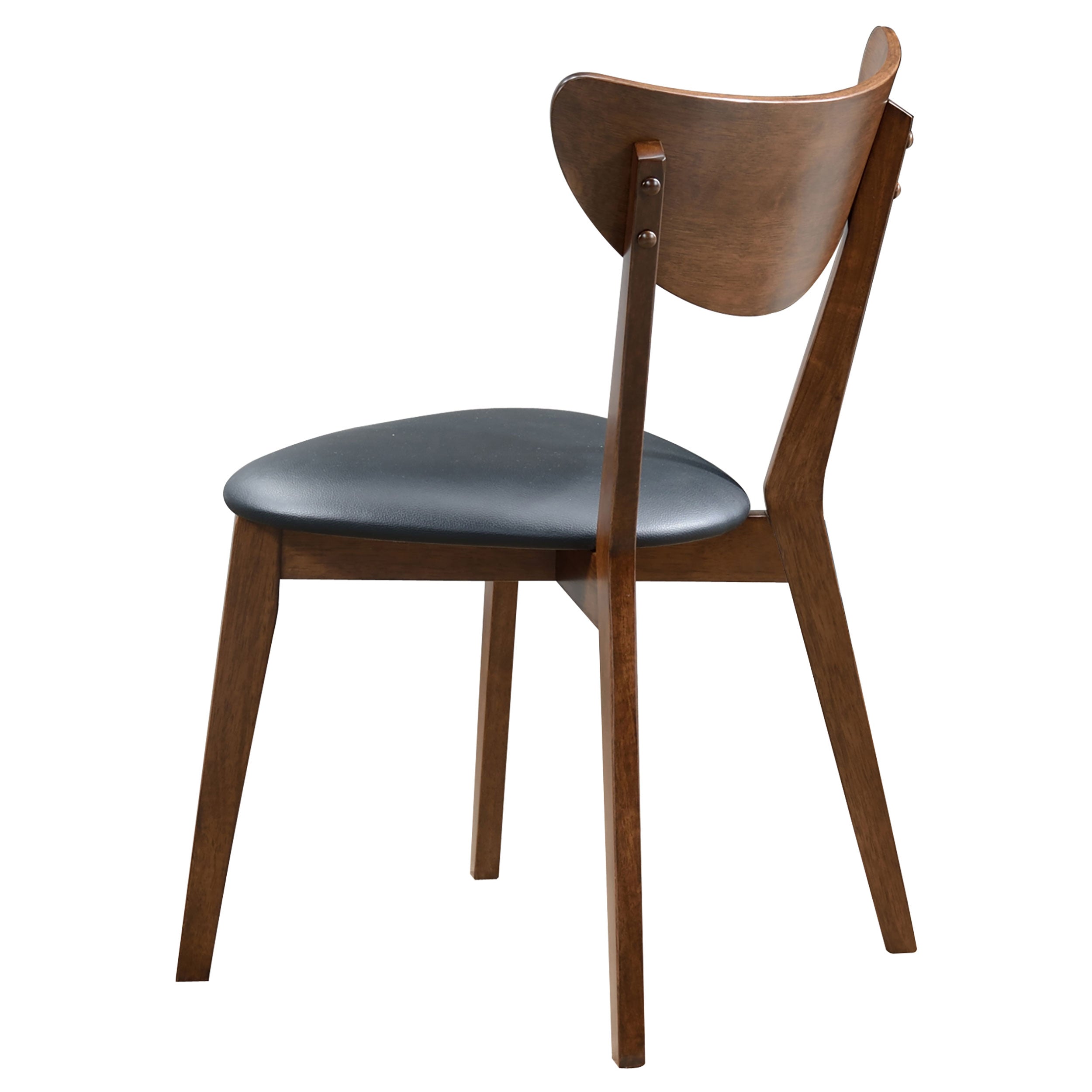 Jedda Oval Dining Table Set Dark Walnut