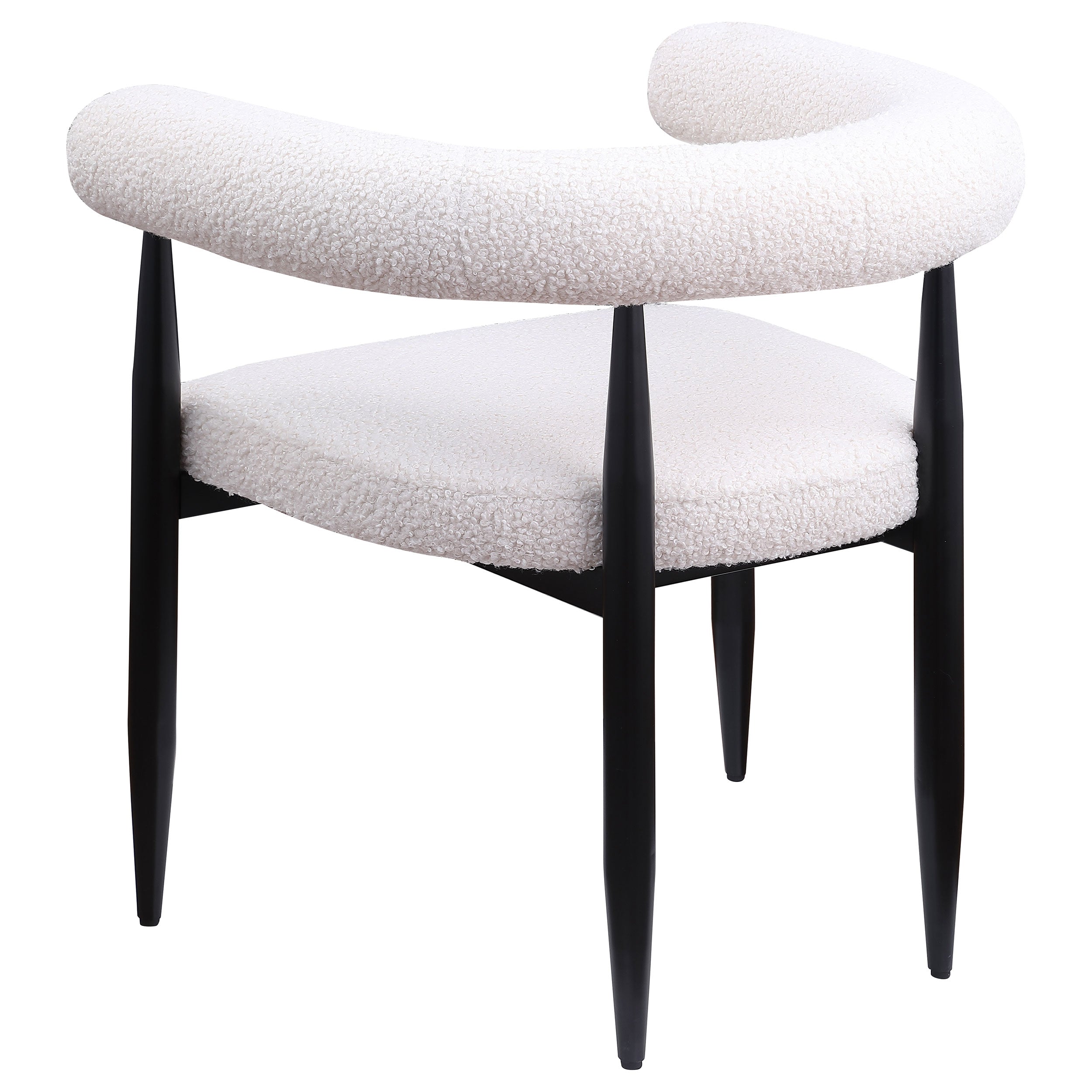 Camden Round Faux Marble Top Dining Table Set Black