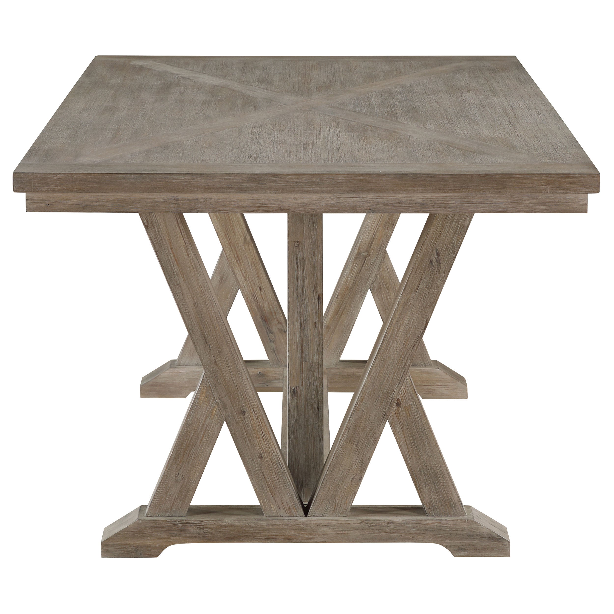 Cornelia Rectangular Dining Table Set Coastal Grey