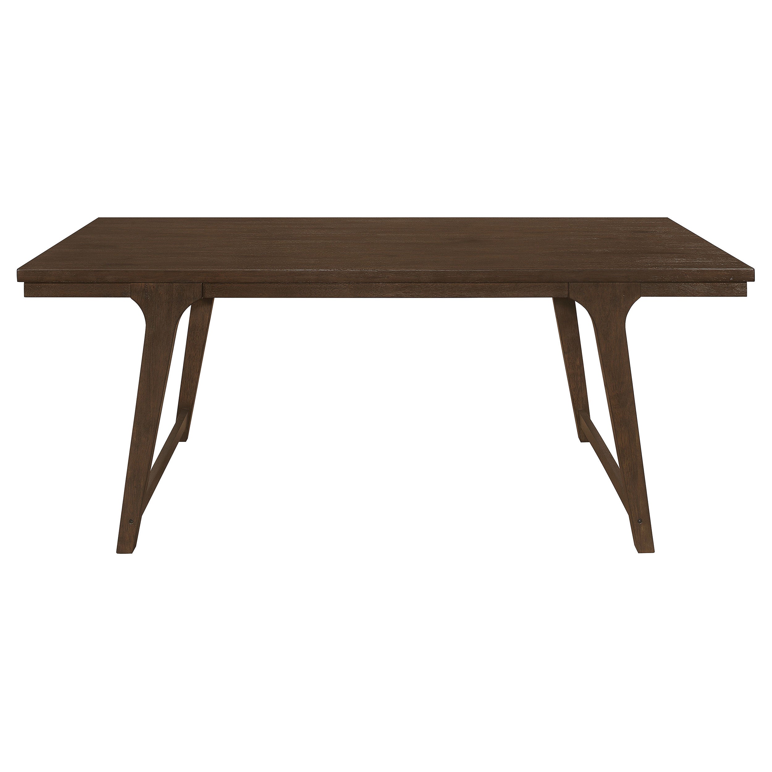Reynolds  Rectangular Dining Table Set Brown Oak