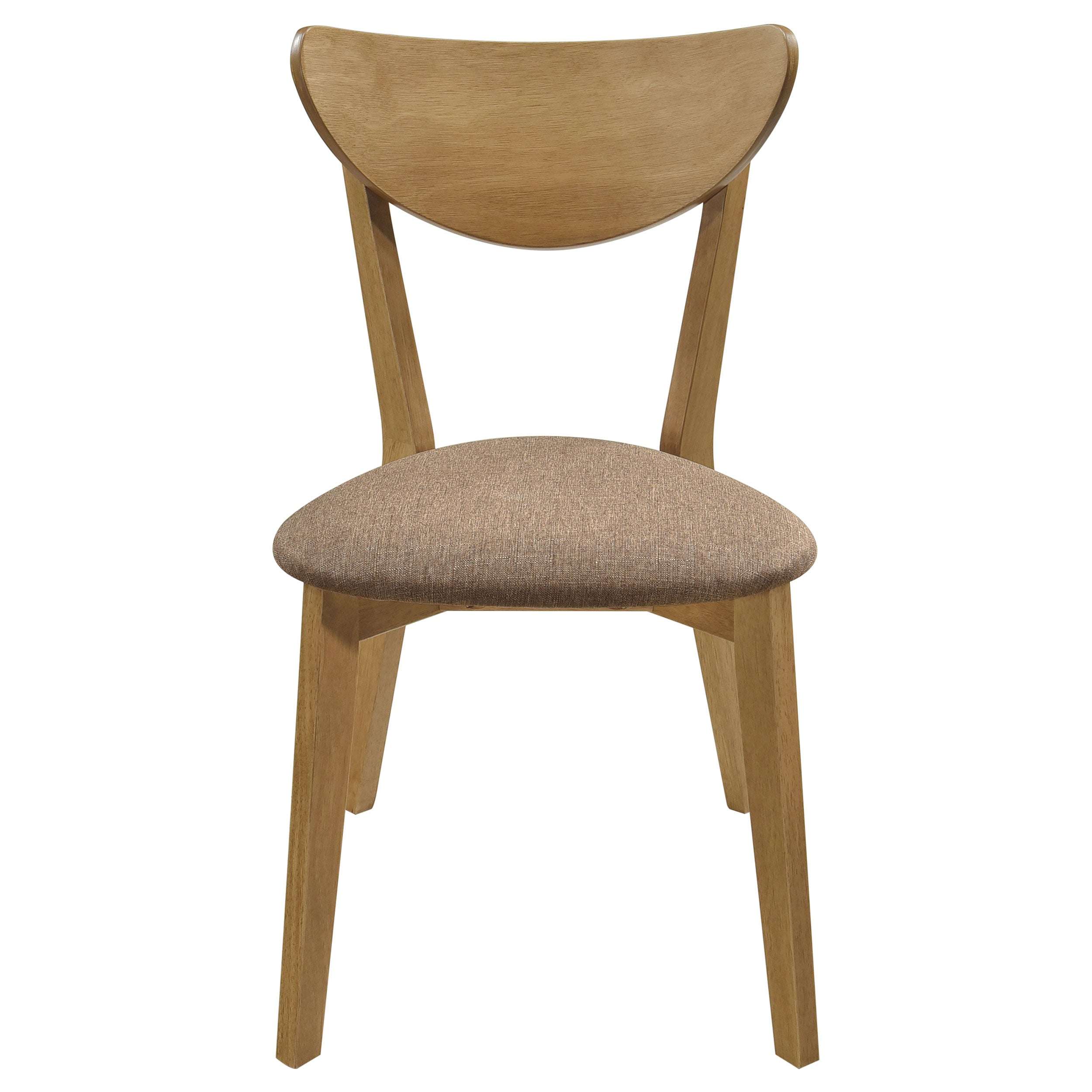Elowen Round Solid Wood Dining Set Light Walnut