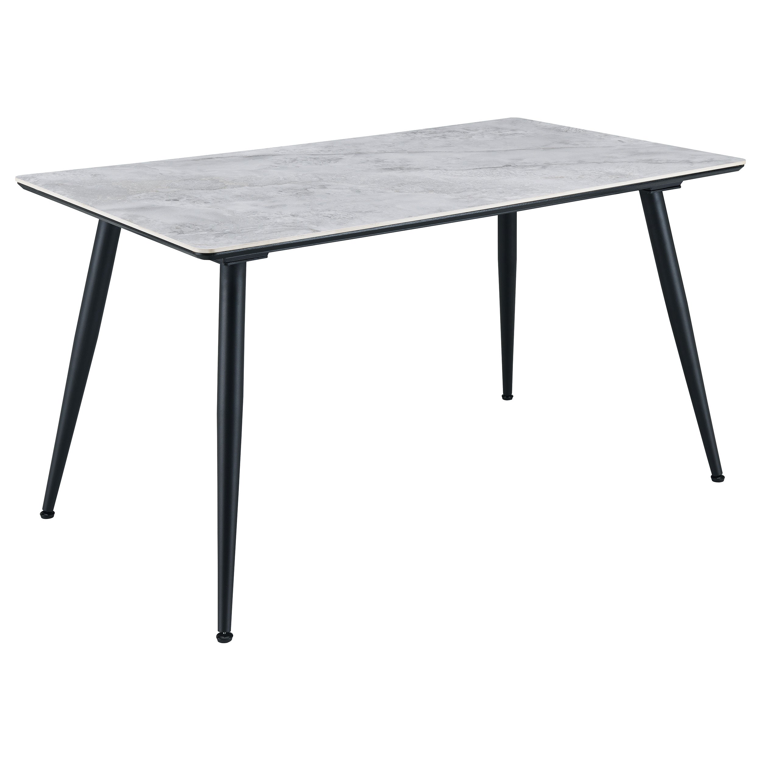 Dennison  Rectangular Dining Table Set Grey