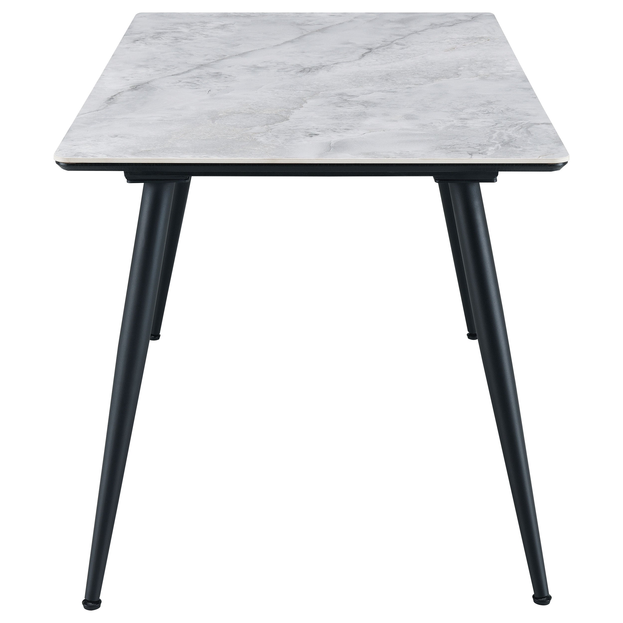 Dennison Rectangular Dining Table Set Grey