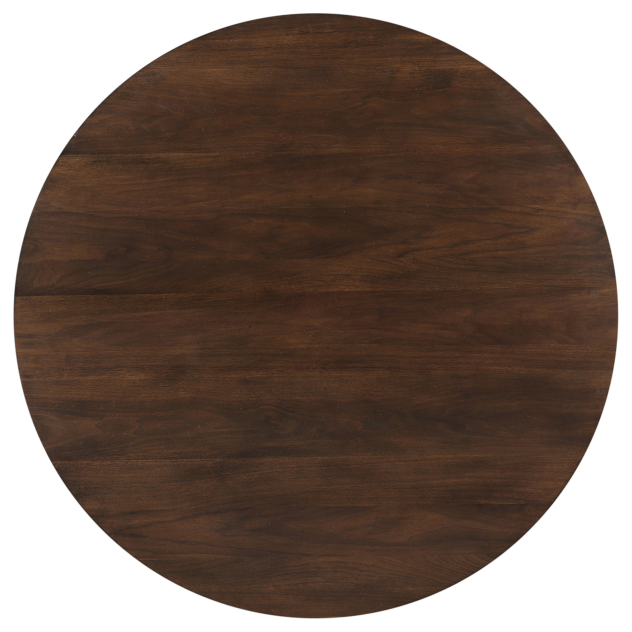 Everton Round 53-inch Dining Table Set Dark Walnut