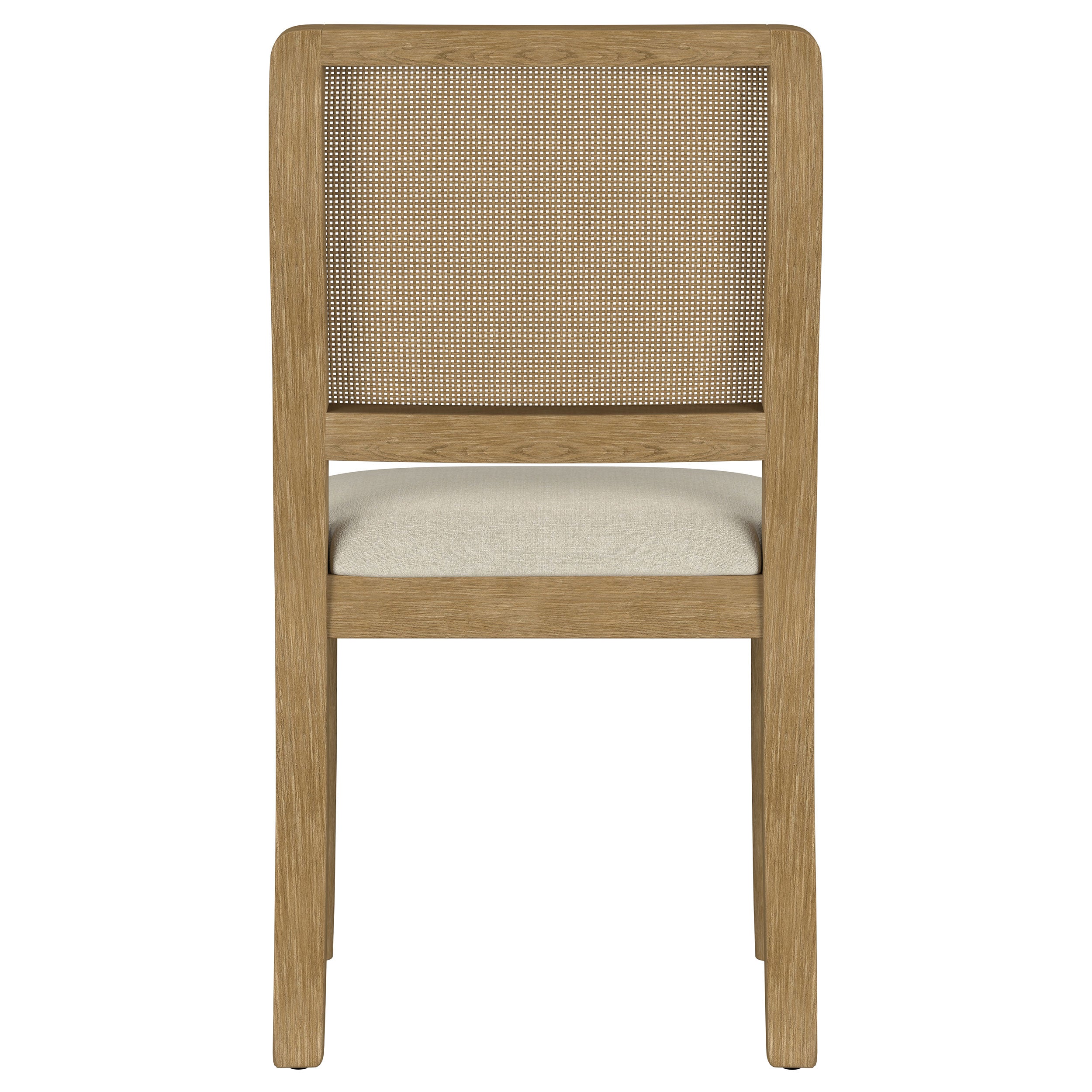 Arini Rattan Cane Dining Side Chair Black (Set of 2)