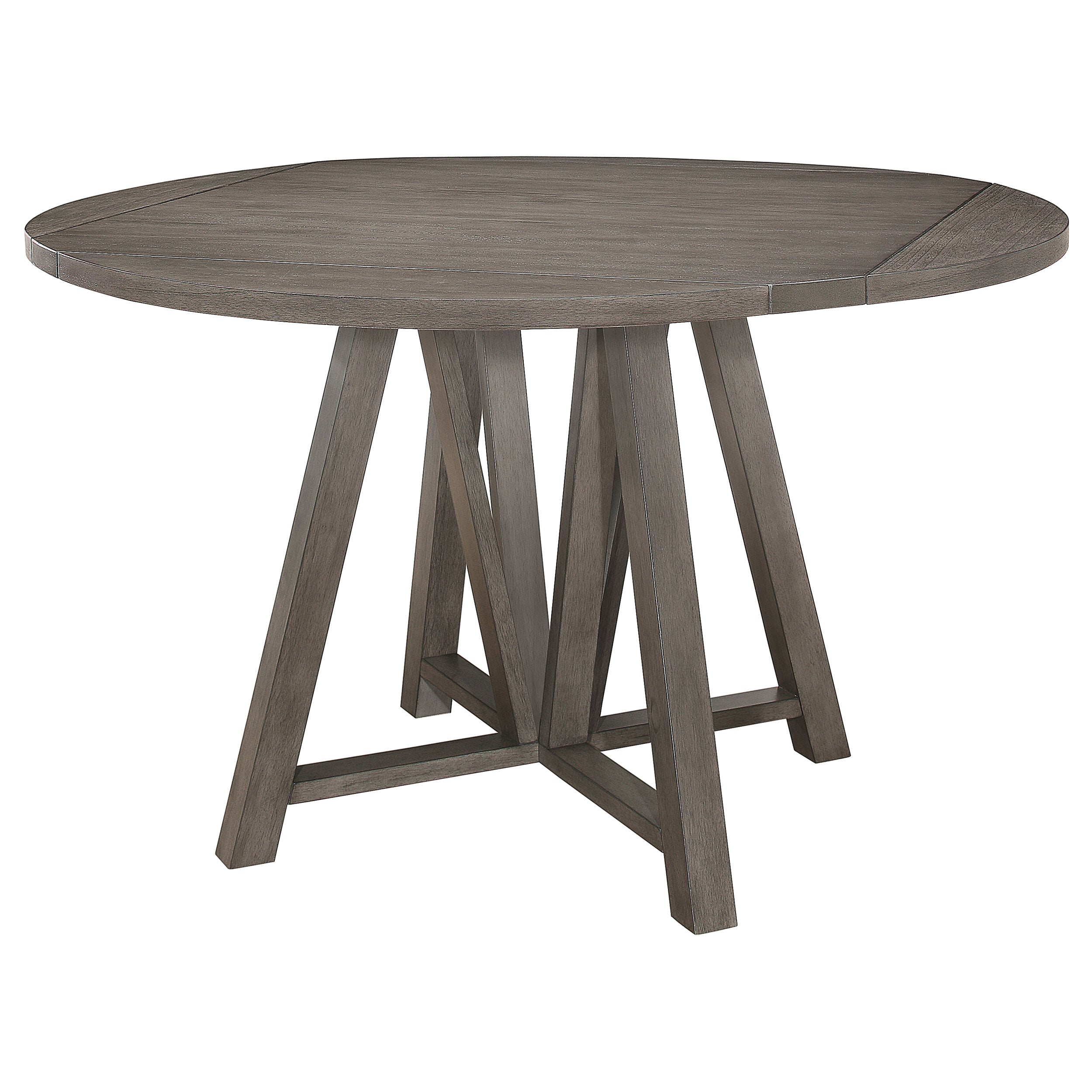 Athens Drop Leaf Counter Height Dining Set Barn Grey