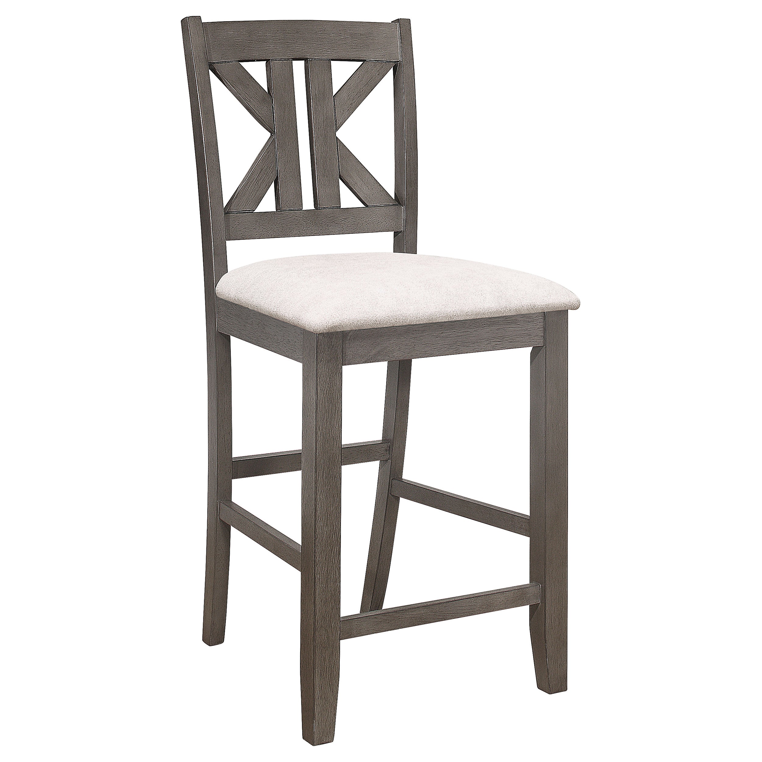Athens Drop Leaf Counter Height Dining Set Barn Grey