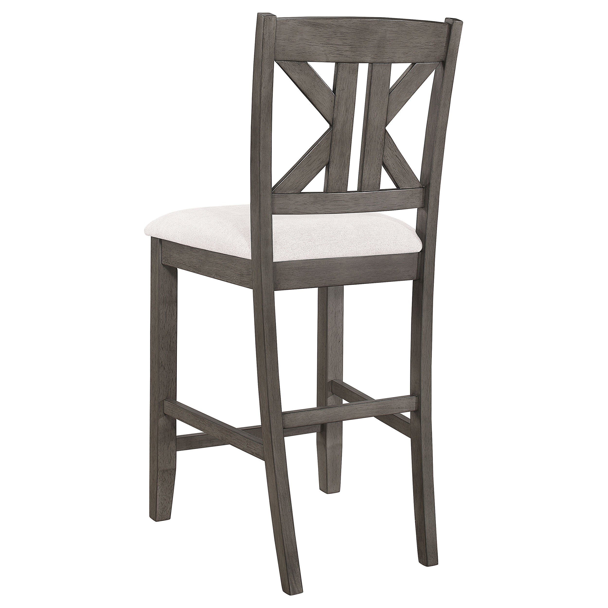 Athens Drop Leaf Counter Height Dining Set Barn Grey