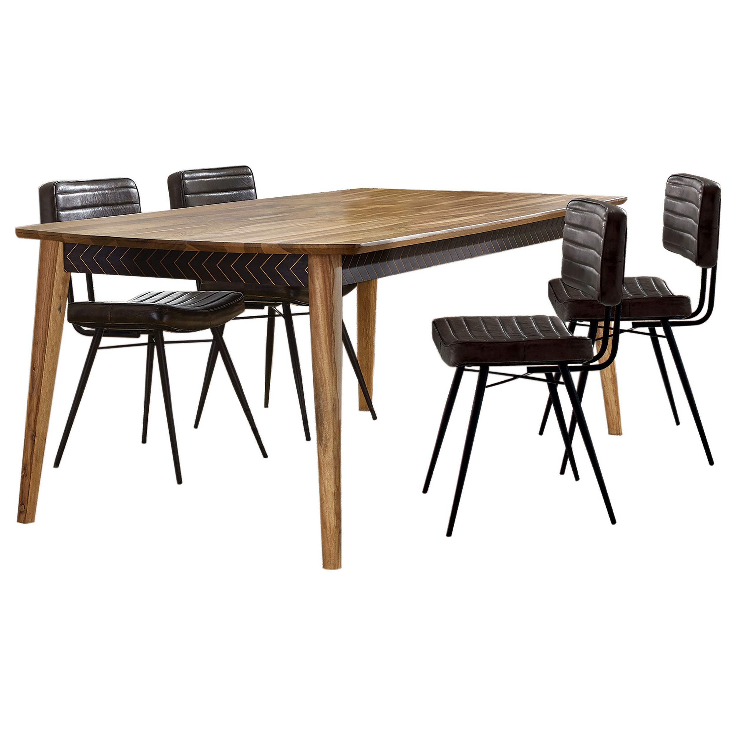 Partridge  Counter Dining Set Sheesham and Camel