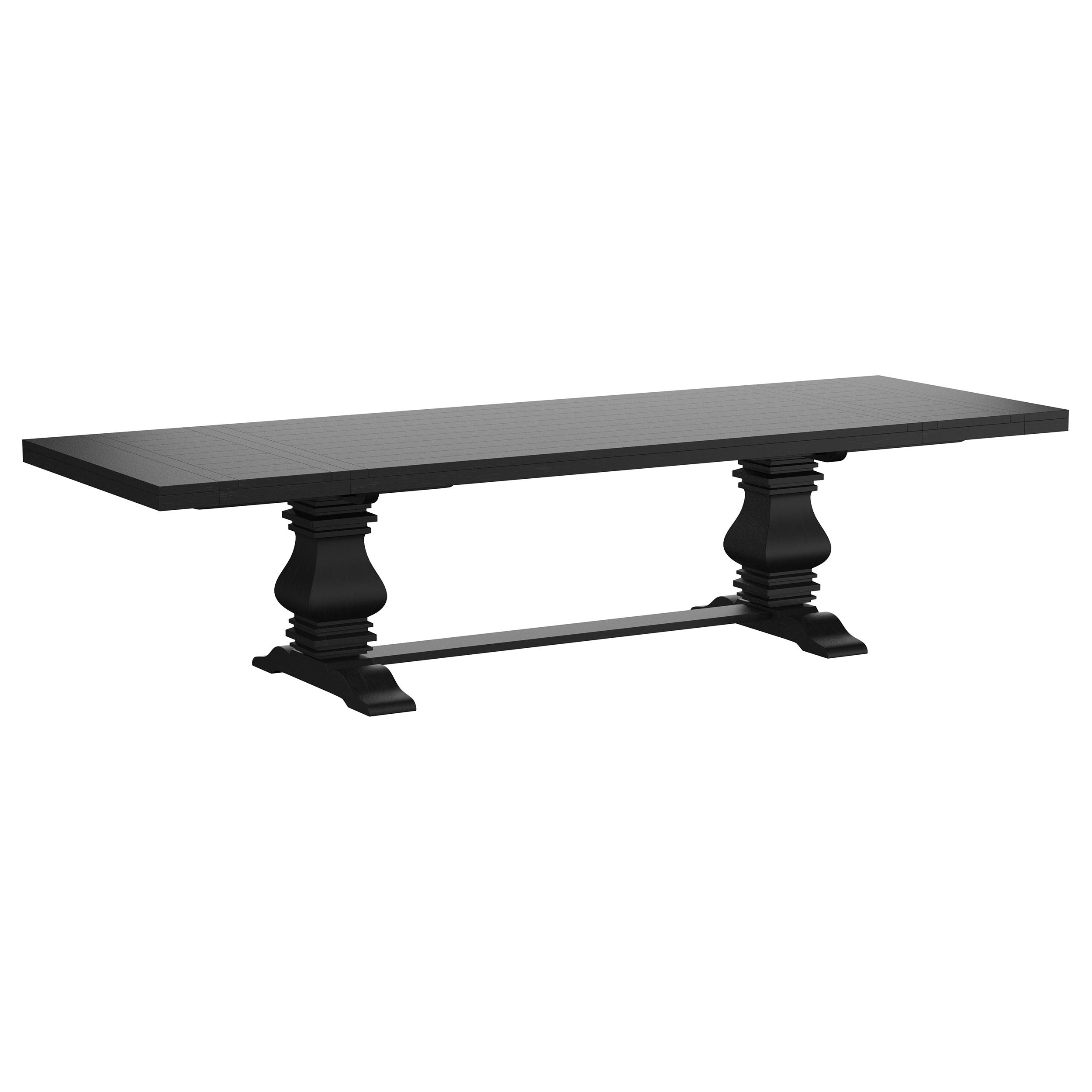 Florence 126-inch Extension Dining Table Set Beige