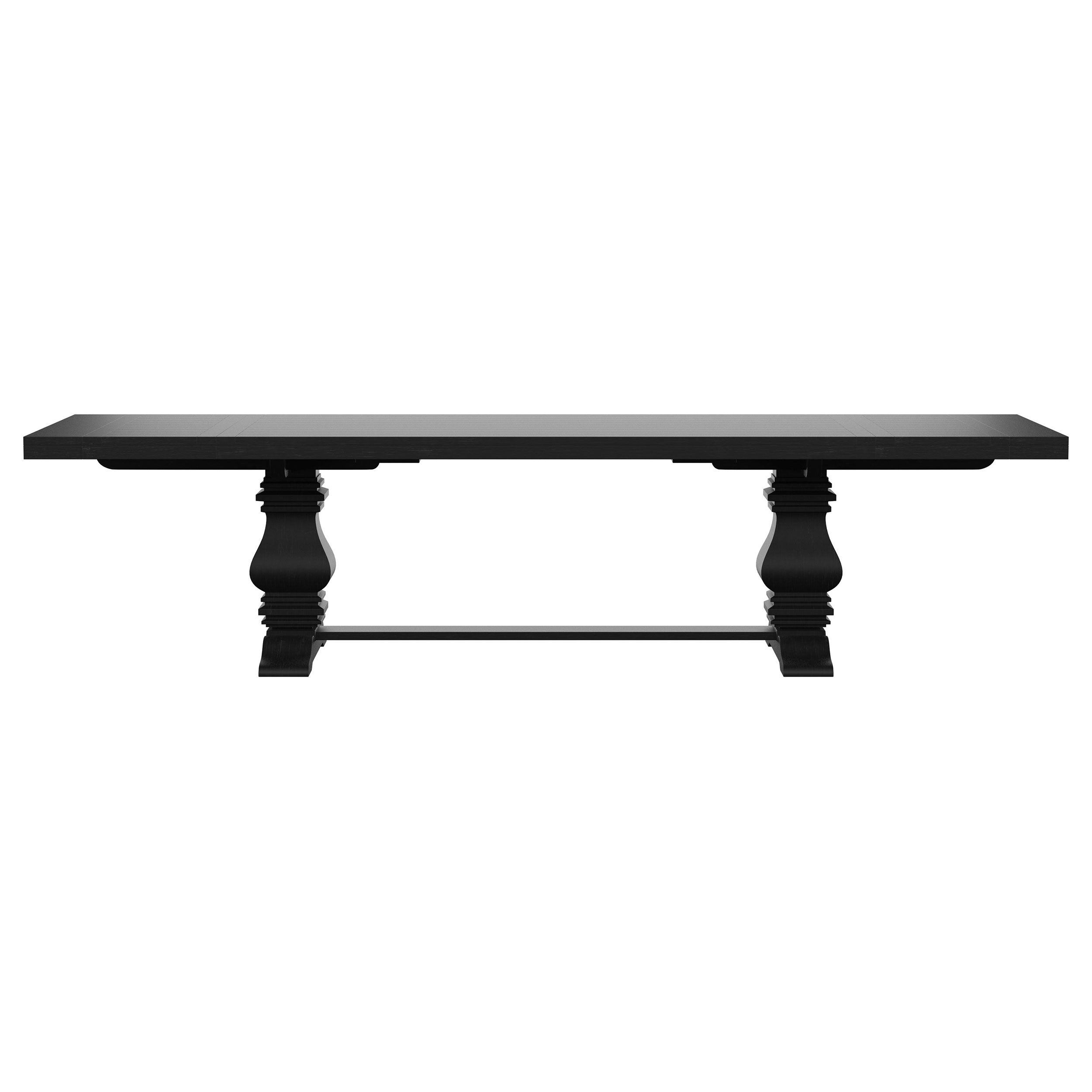 Florence 126-inch Extension Dining Table Set Beige