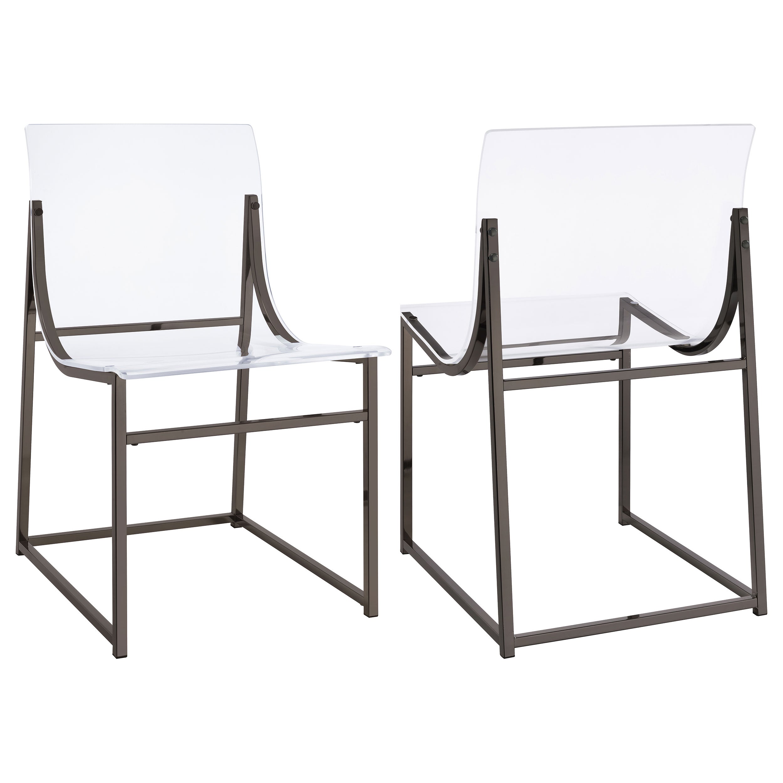 Adino Acrylic Dining Side Chair (Set of 2)