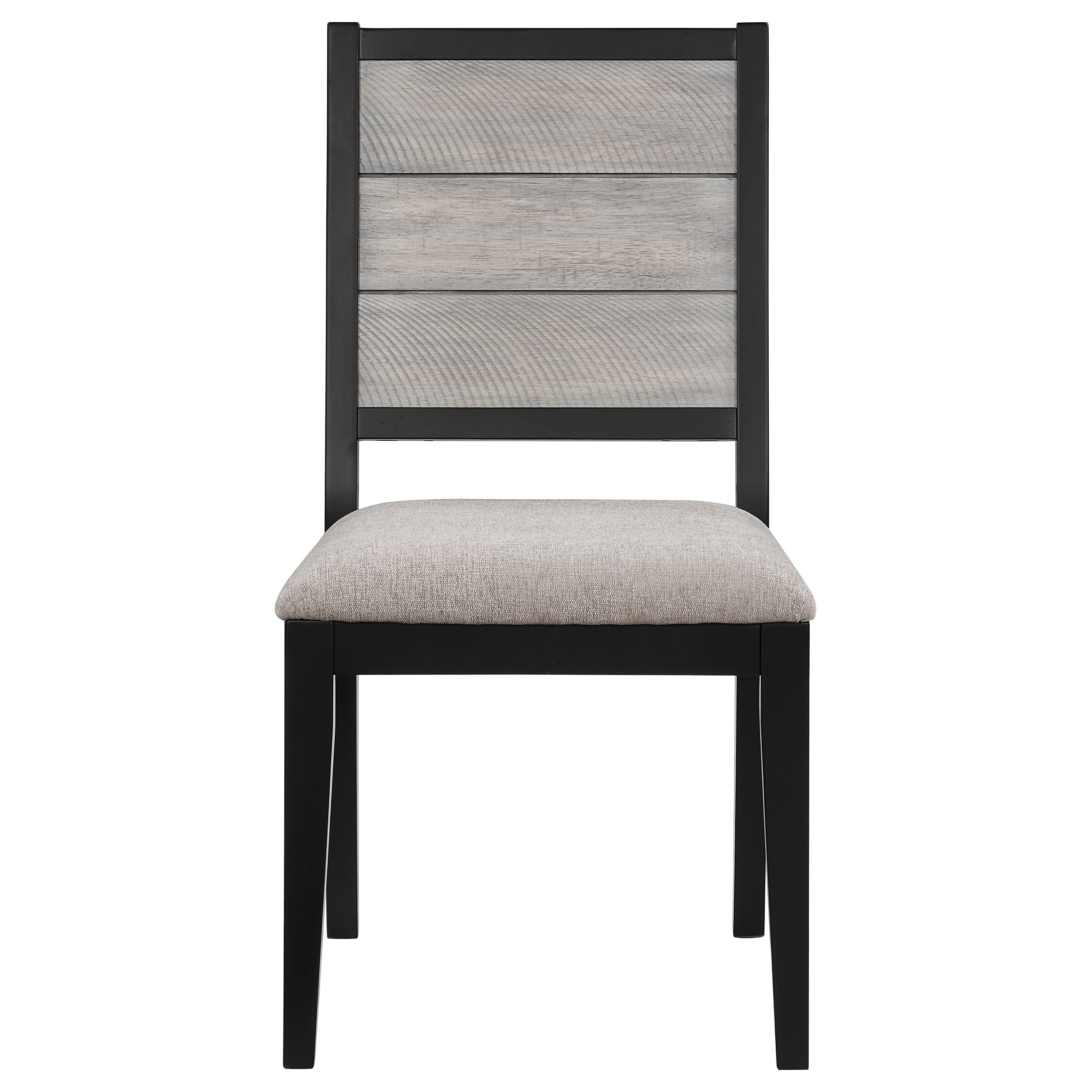 Elodie Rectangular Extension Leaf Dining Set Black
