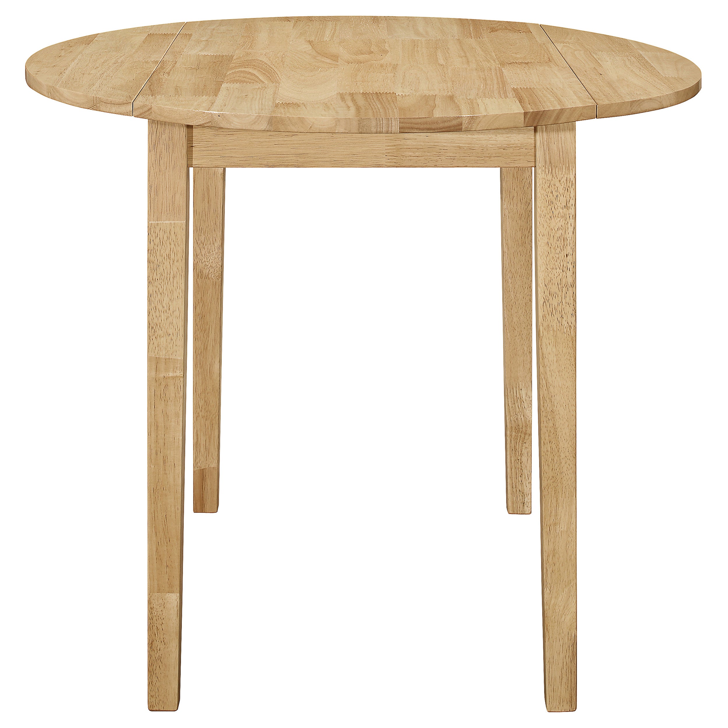 Bucknell Round Drop Leaf Dining Table Set Cappuccino