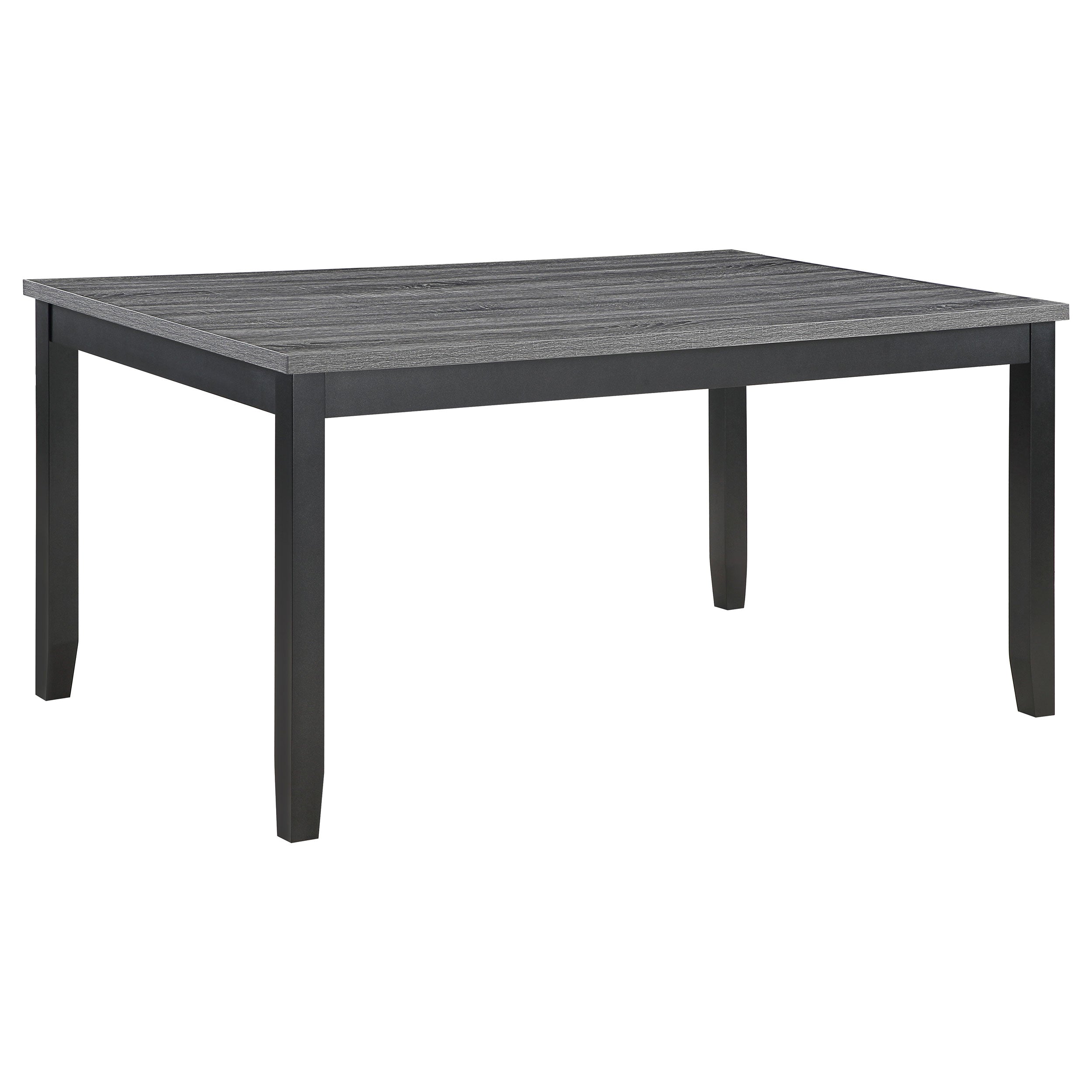 Barlow Rectangular Dining Table Set Grey and Black