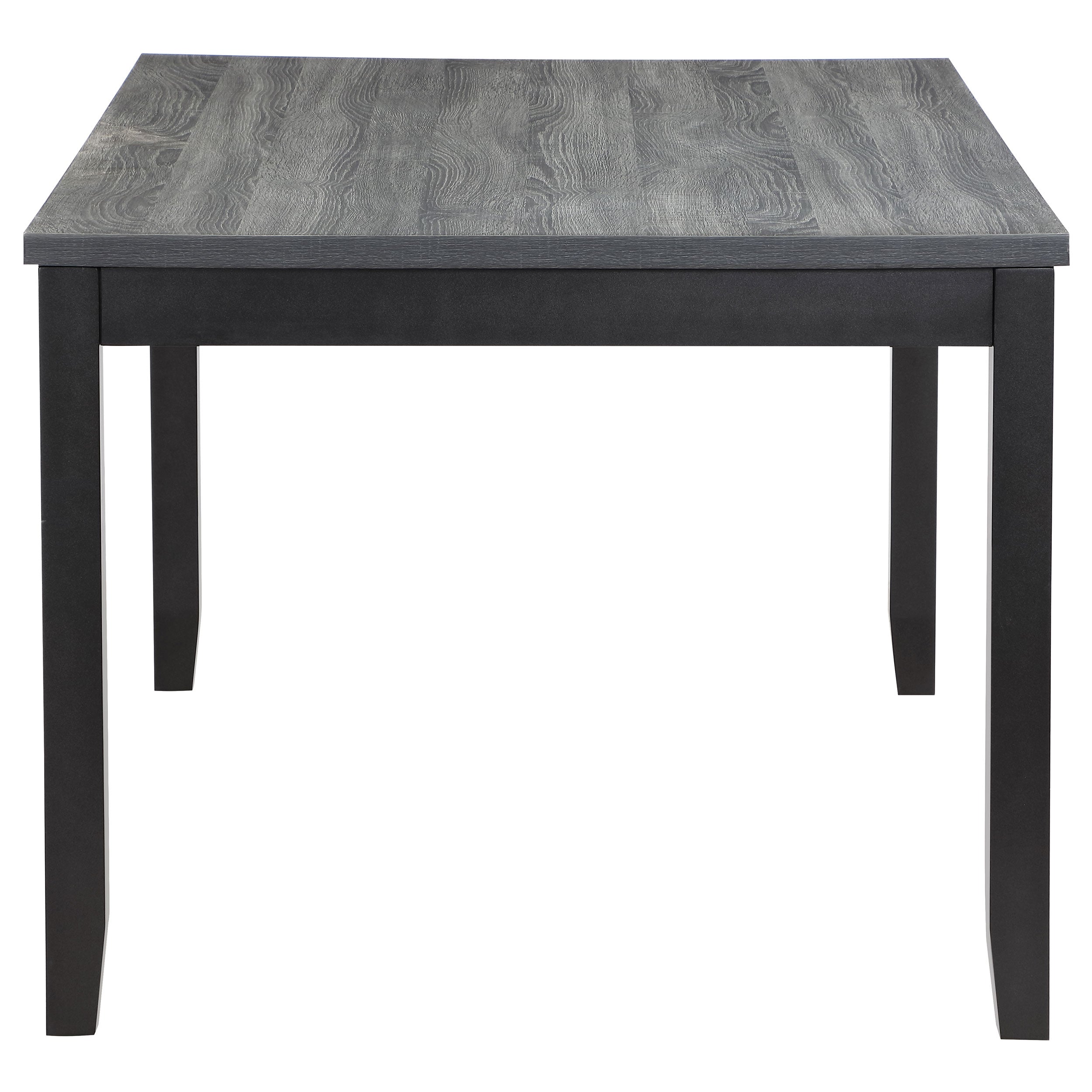 Barlow Rectangular Dining Table Set Grey and Black