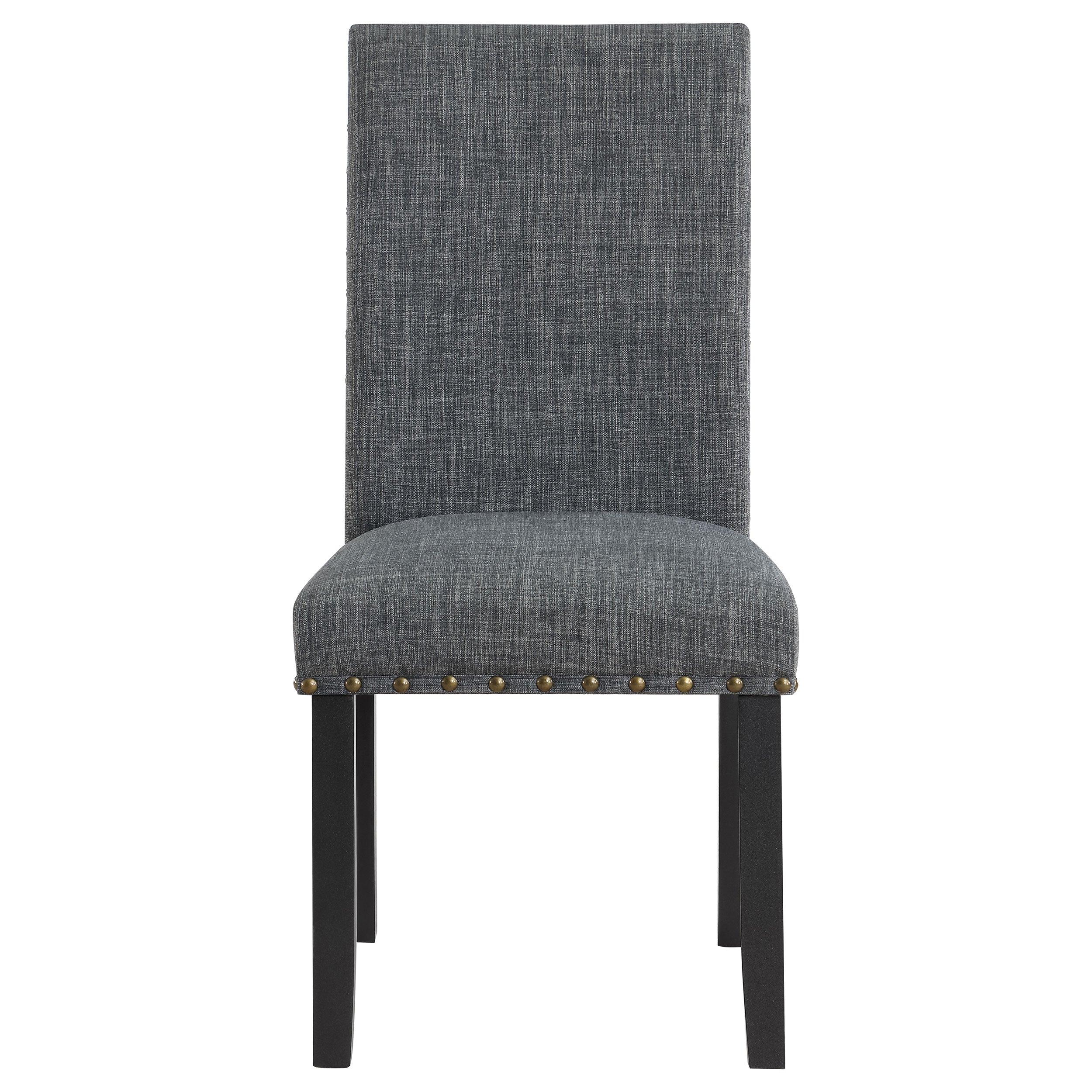 Barlow Rectangular Dining Table Set Grey and Black