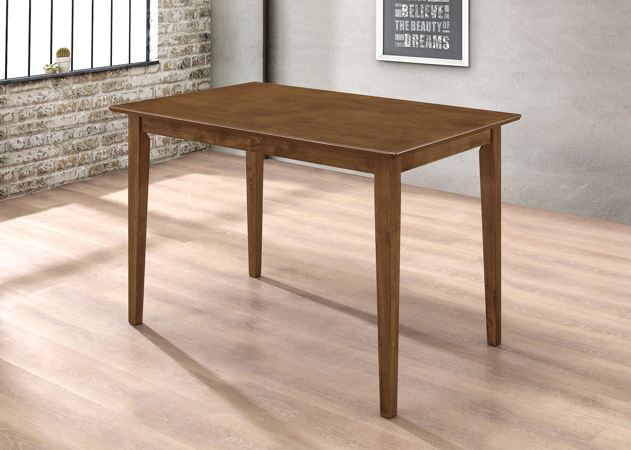 Robbie  47-inch Counter/Standard Height Dining Set Walnut