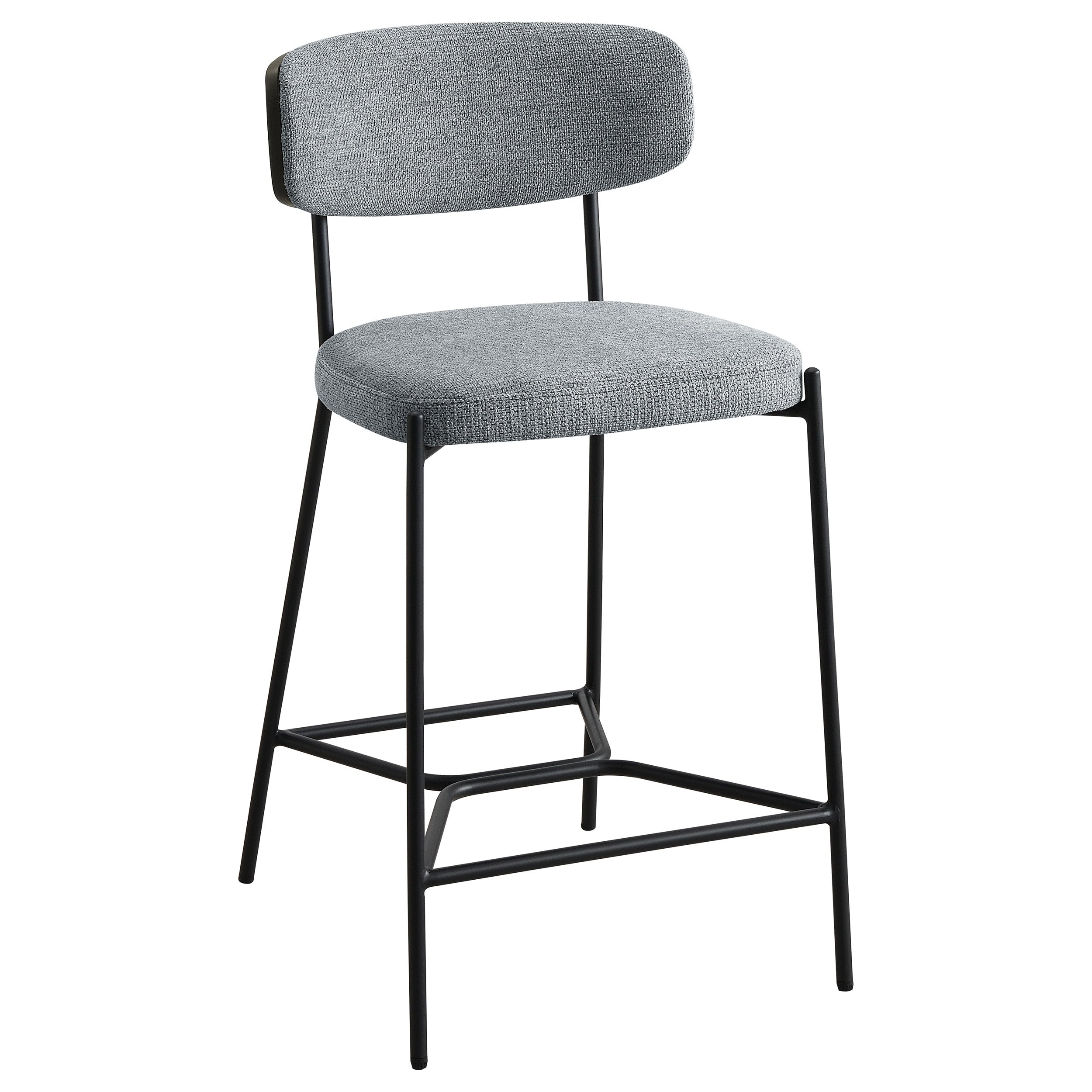 Elison Pub Height Bar Stool Grey (Set of 2)