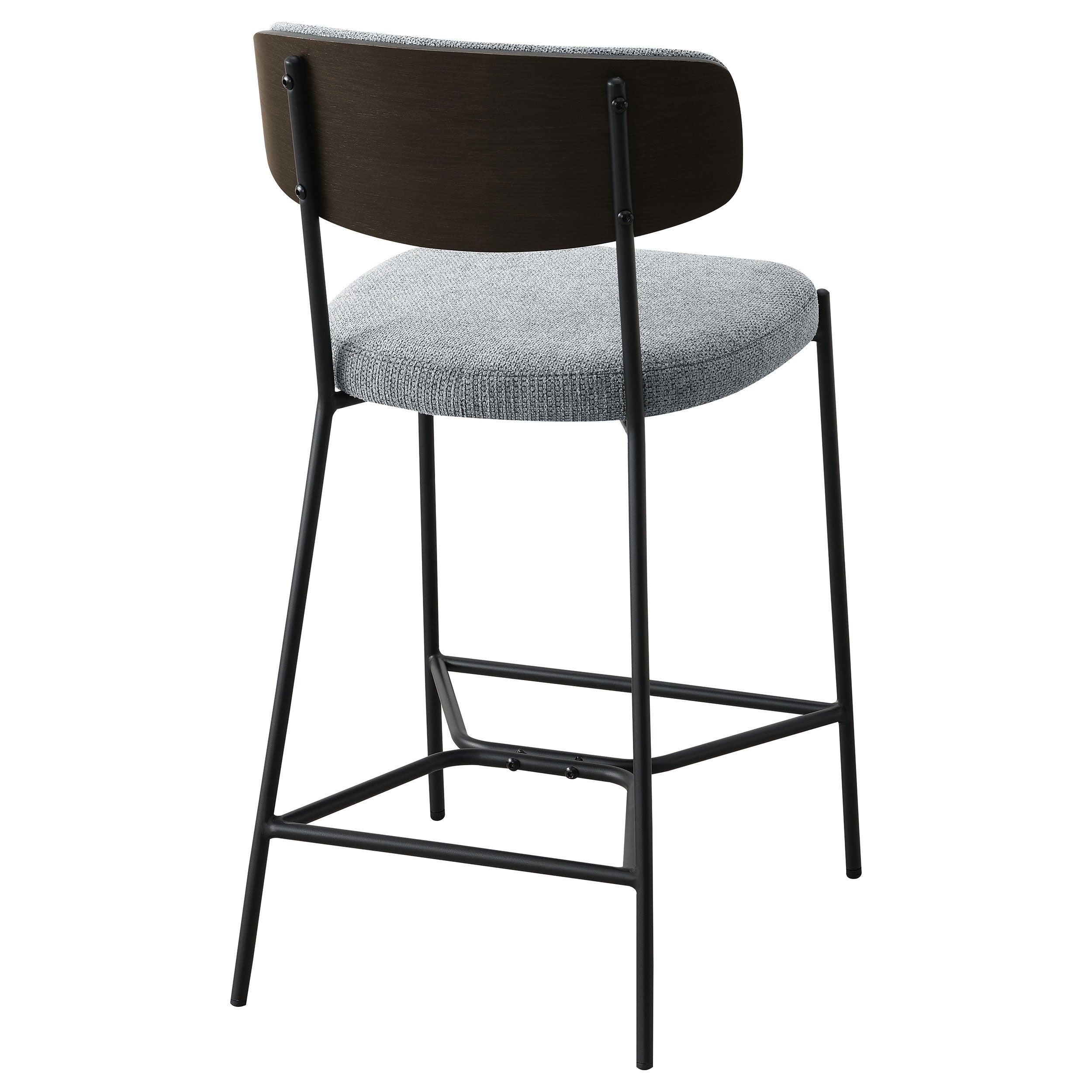 Elison Pub Height Bar Stool Grey (Set of 2)