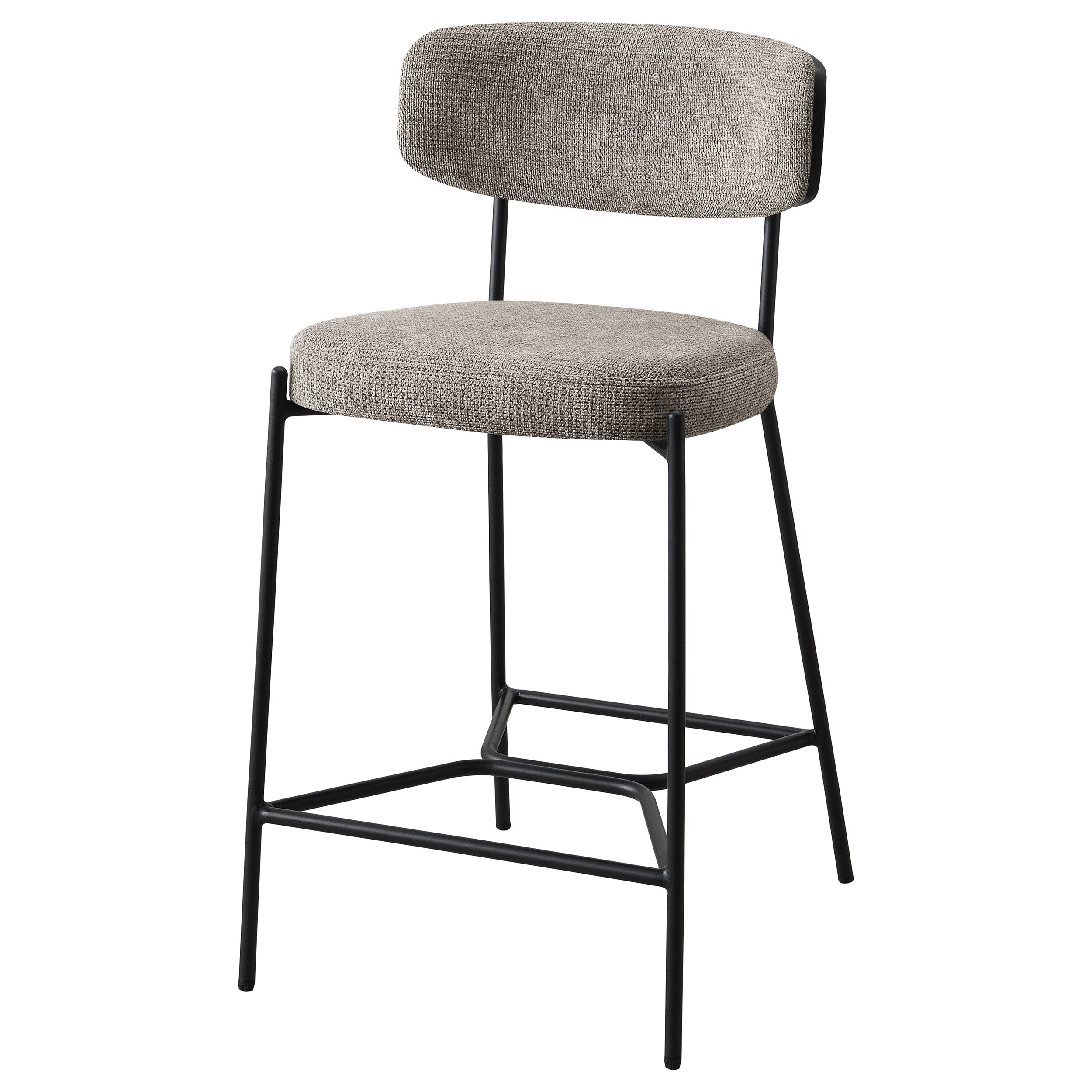 Elison Pub Height Bar Stool Light Brown (Set of 2)