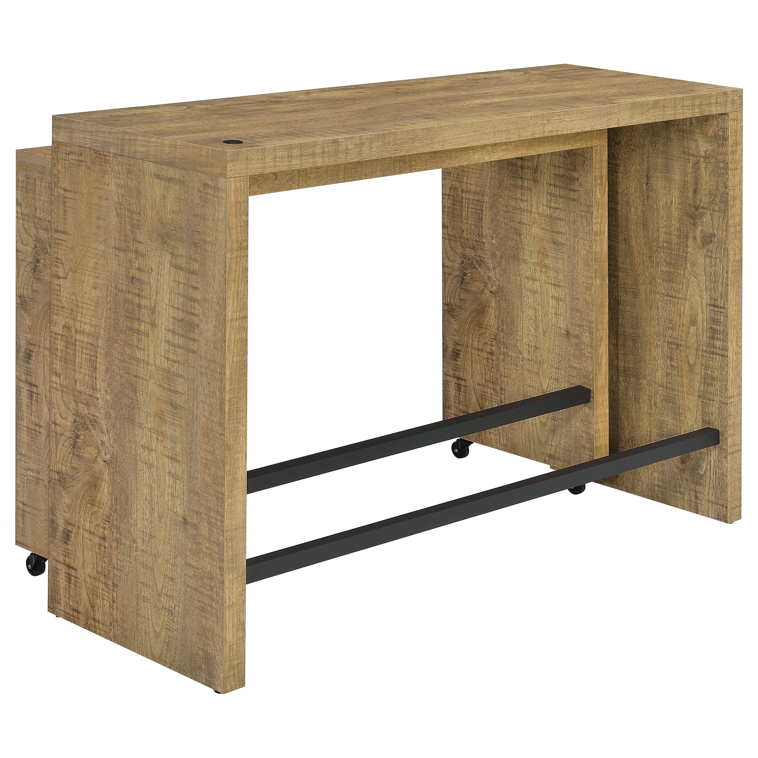 Davista Counter Height Table Set Mango Brown
