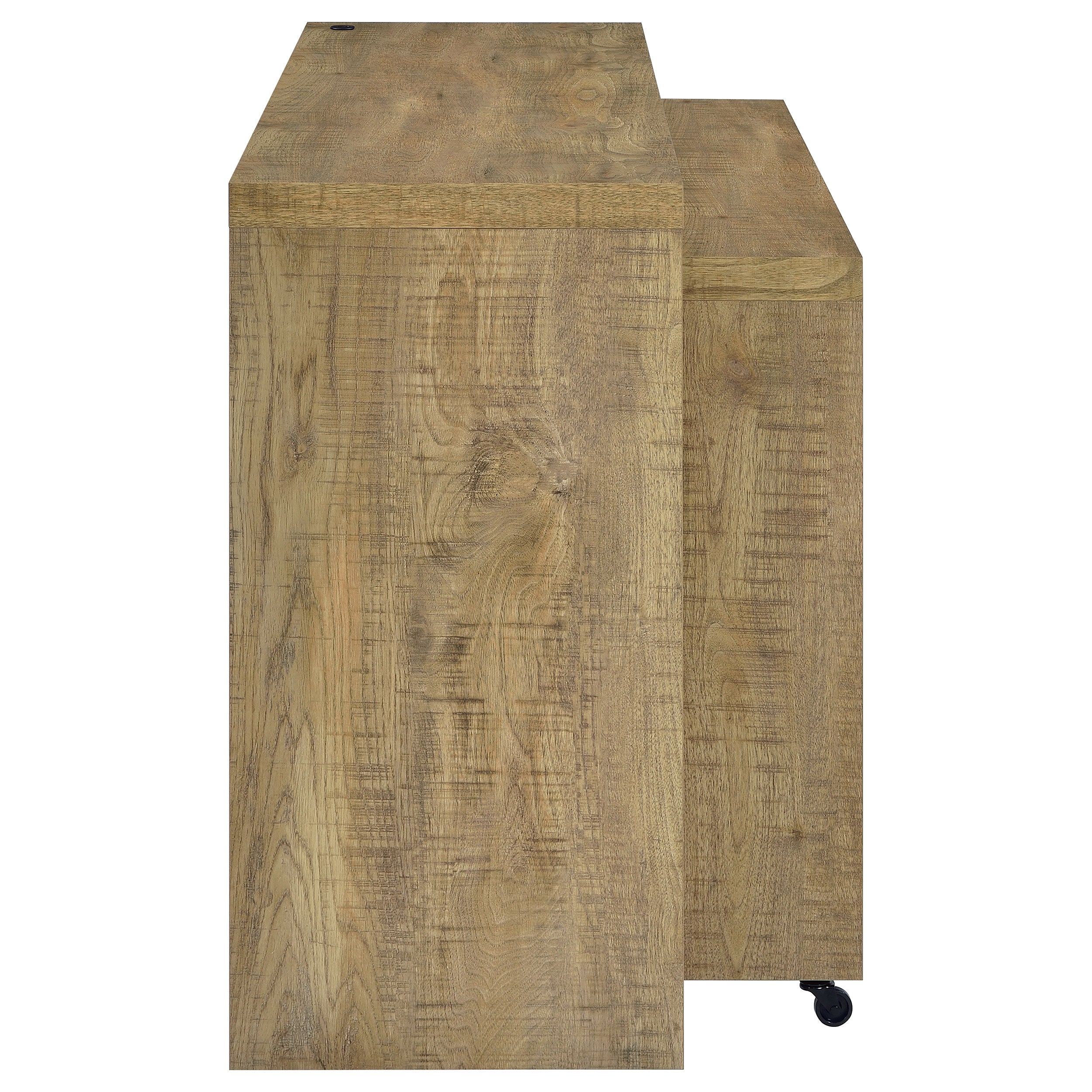 Davista Counter Height Table Set Mango Brown
