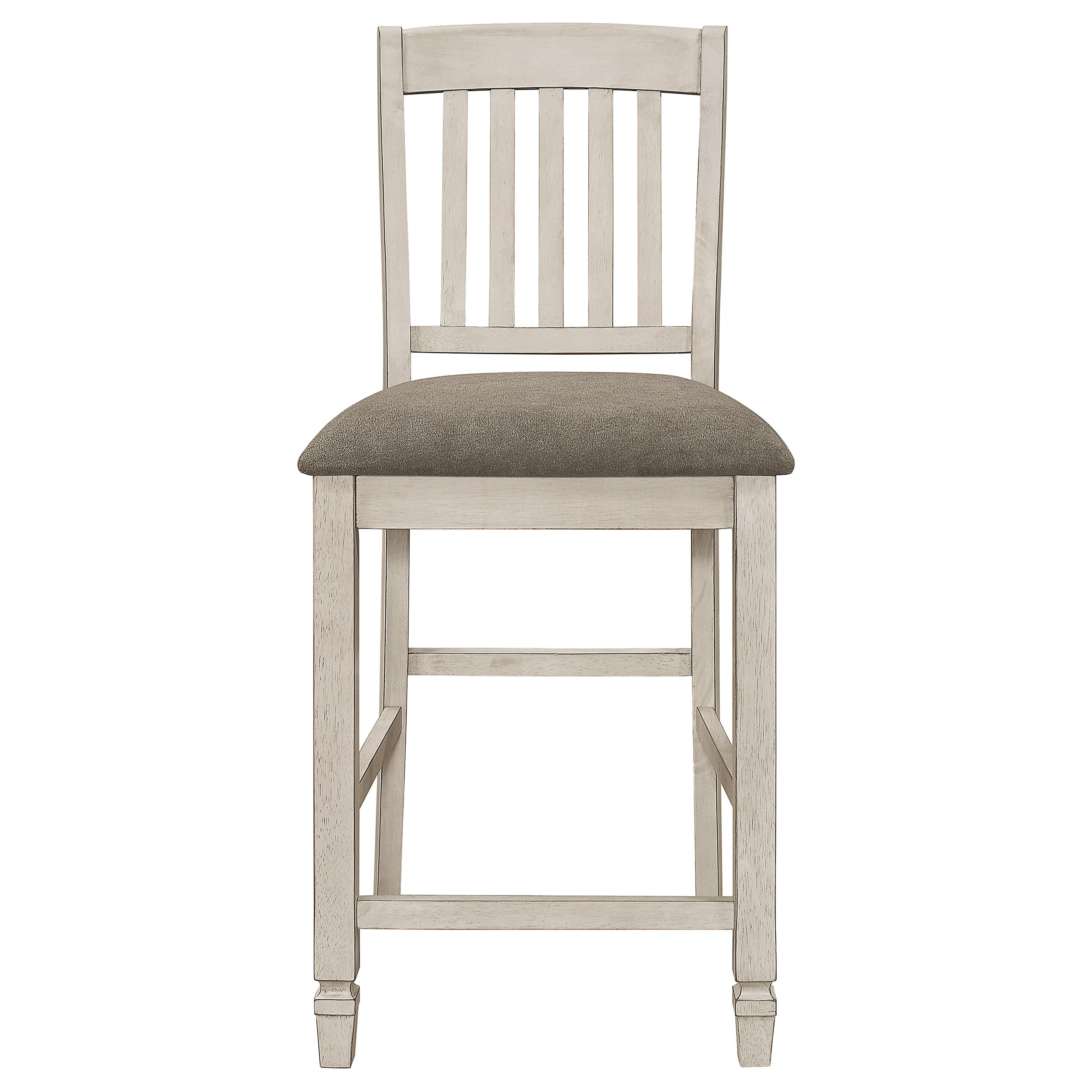 Sarasota Wood Counter Chair Rustic Cream (Set of 2)