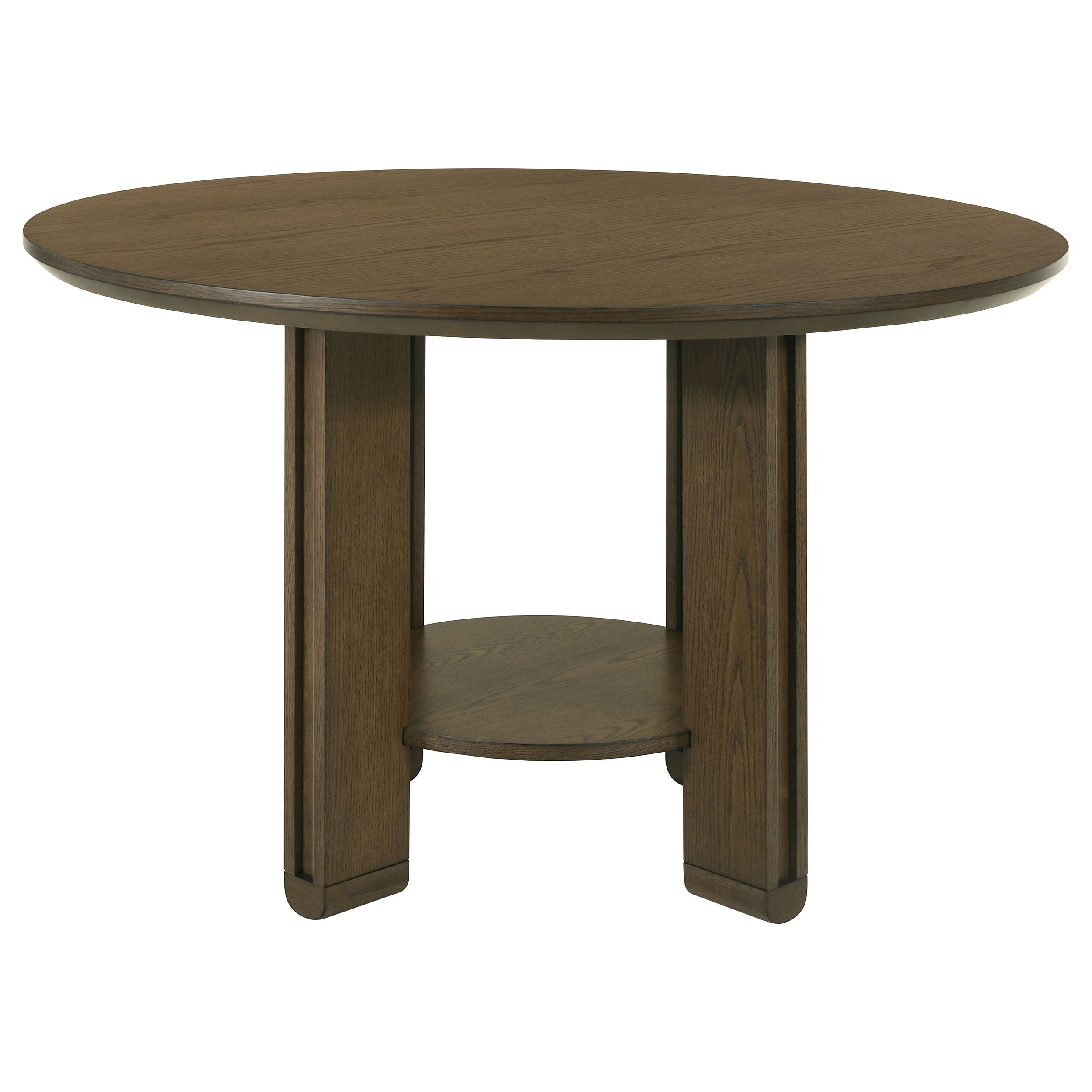 Ottowa Round Counter/Standard Height Dining Room Set Brown