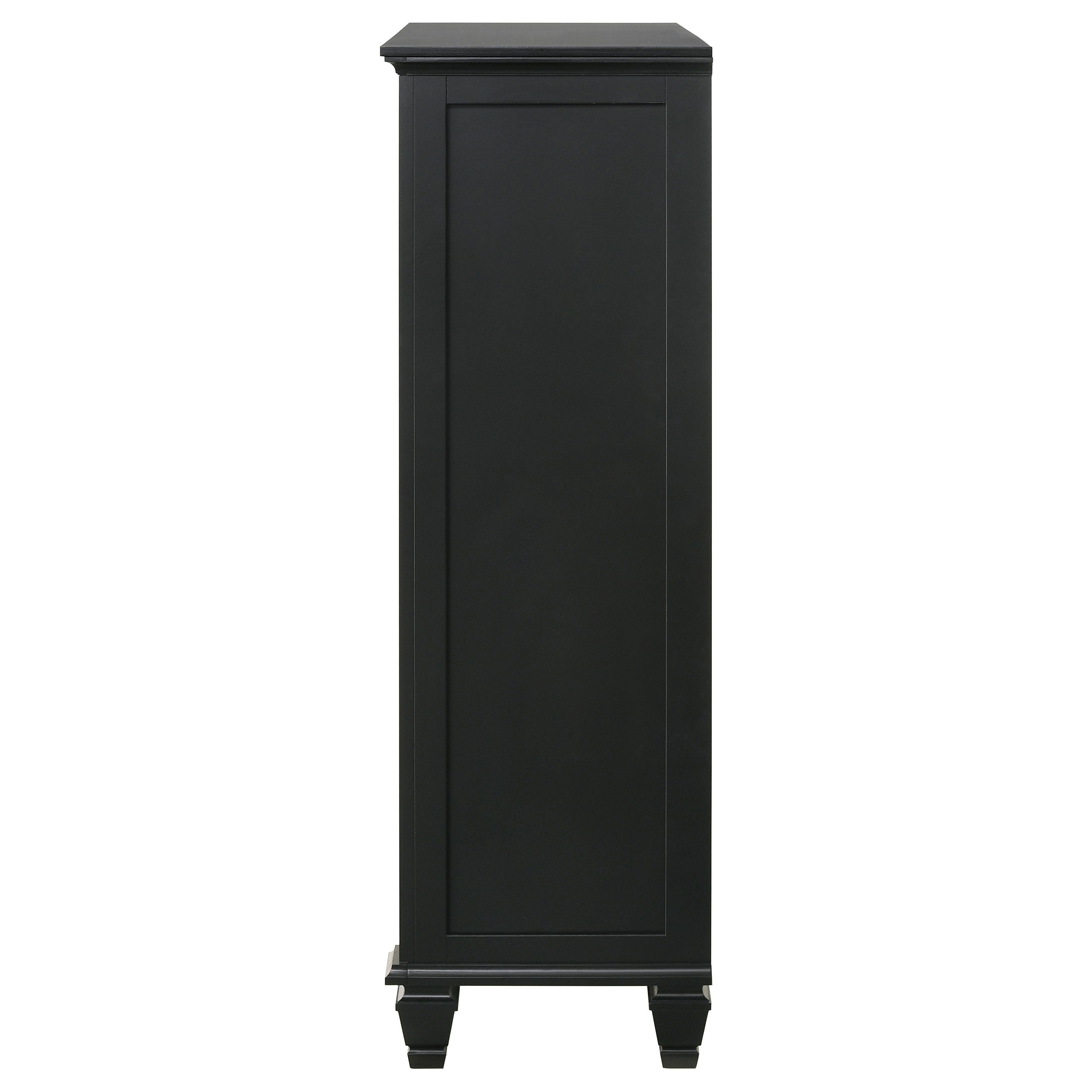 Sandy Beach 5-drawer Bedroom Chest Black
