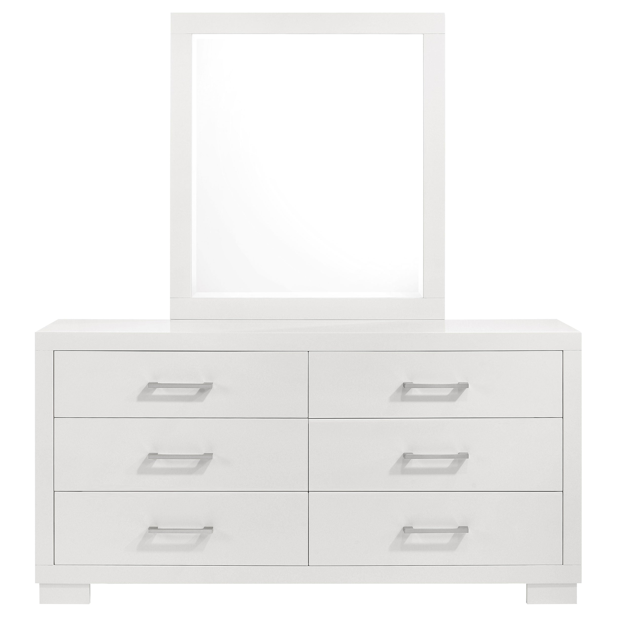 Jessica 6-drawer Dresser Cappuccino