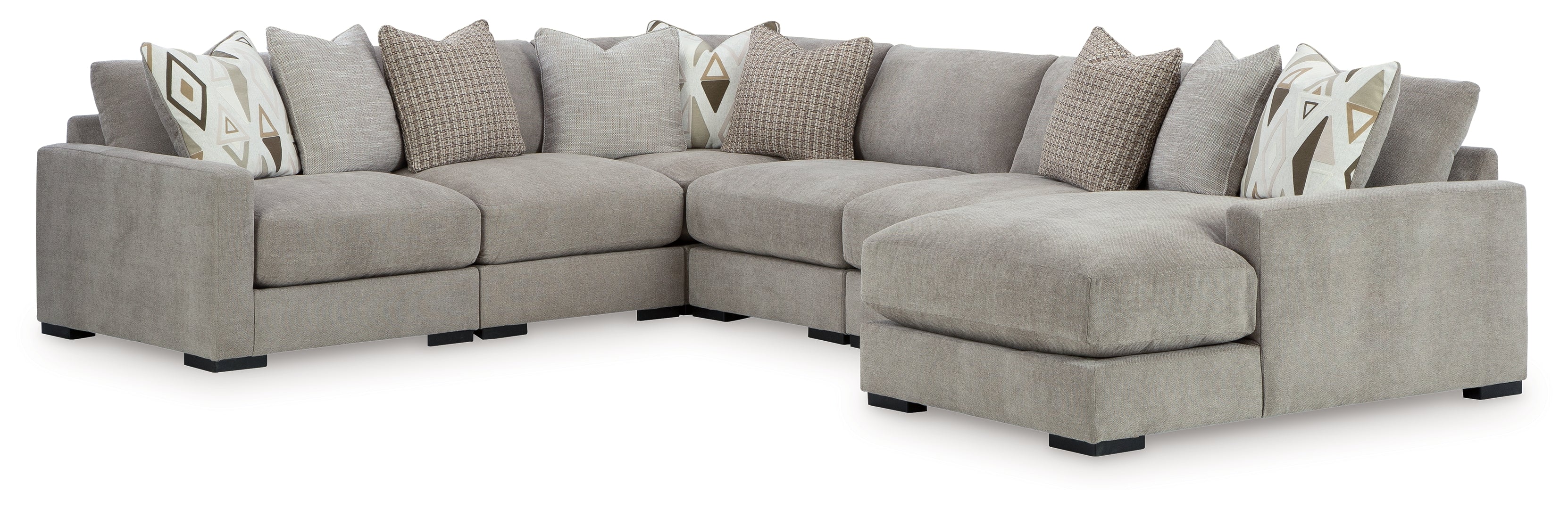 Aslan Court Sectional Couch (Customizable)