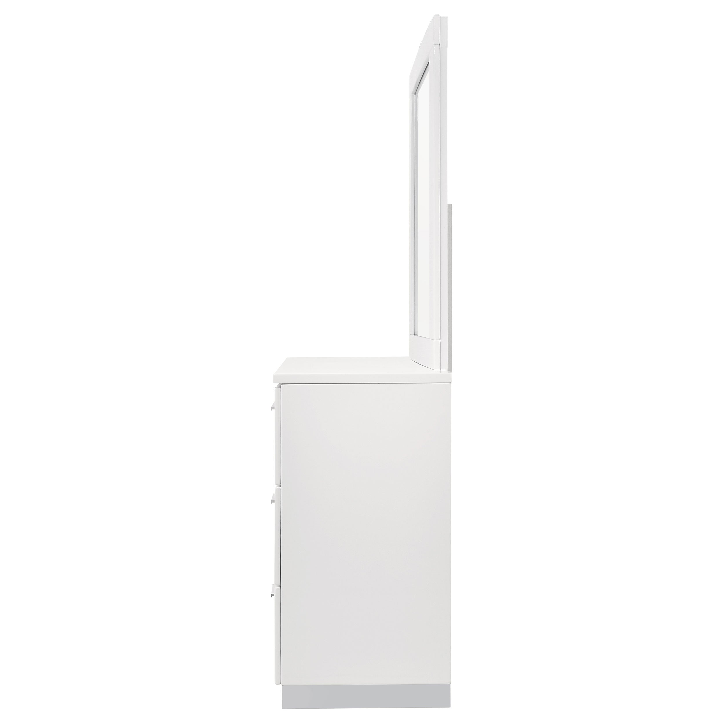 Felicity 6-drawer Dresser White High Gloss