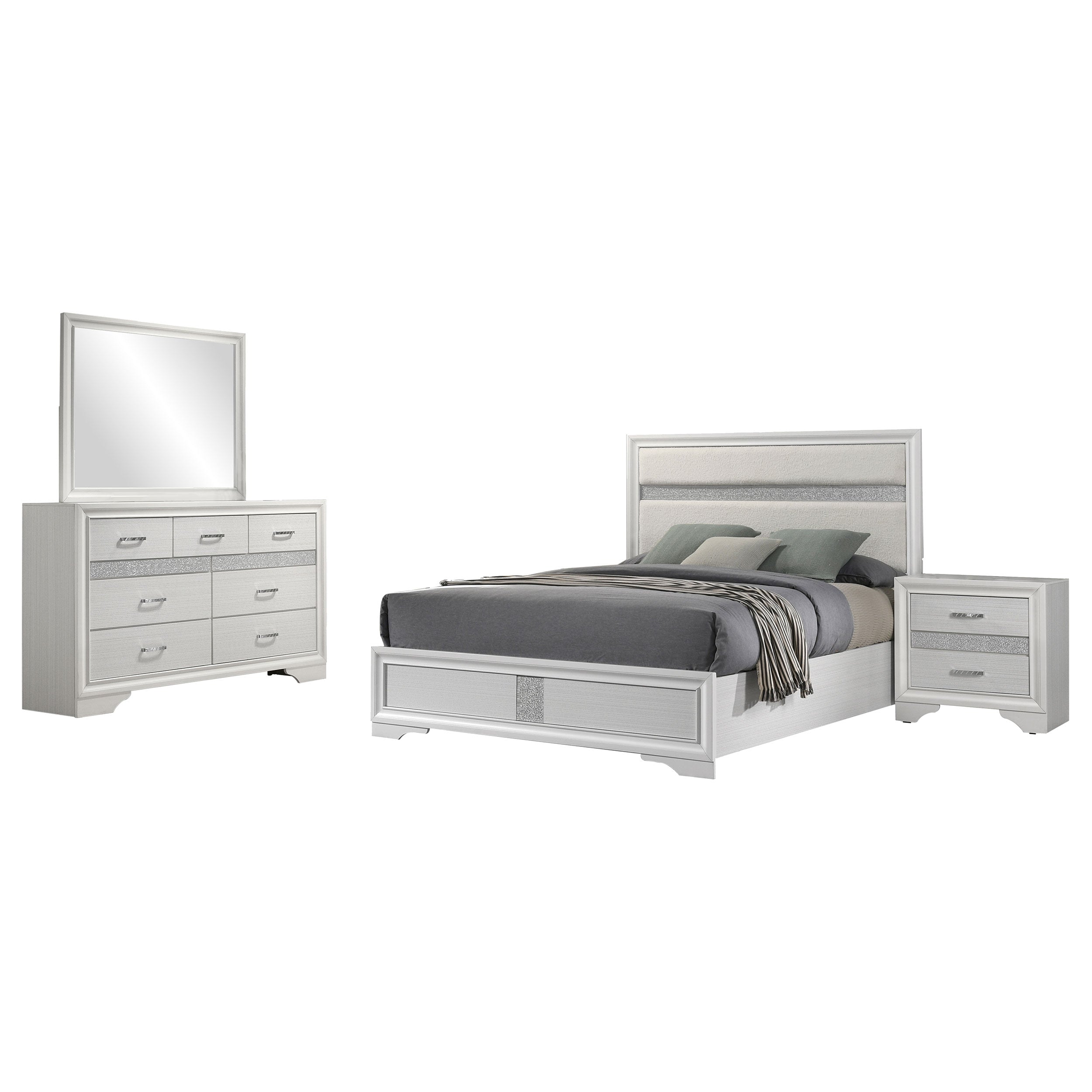 Miranda California King Bedroom Set Black
