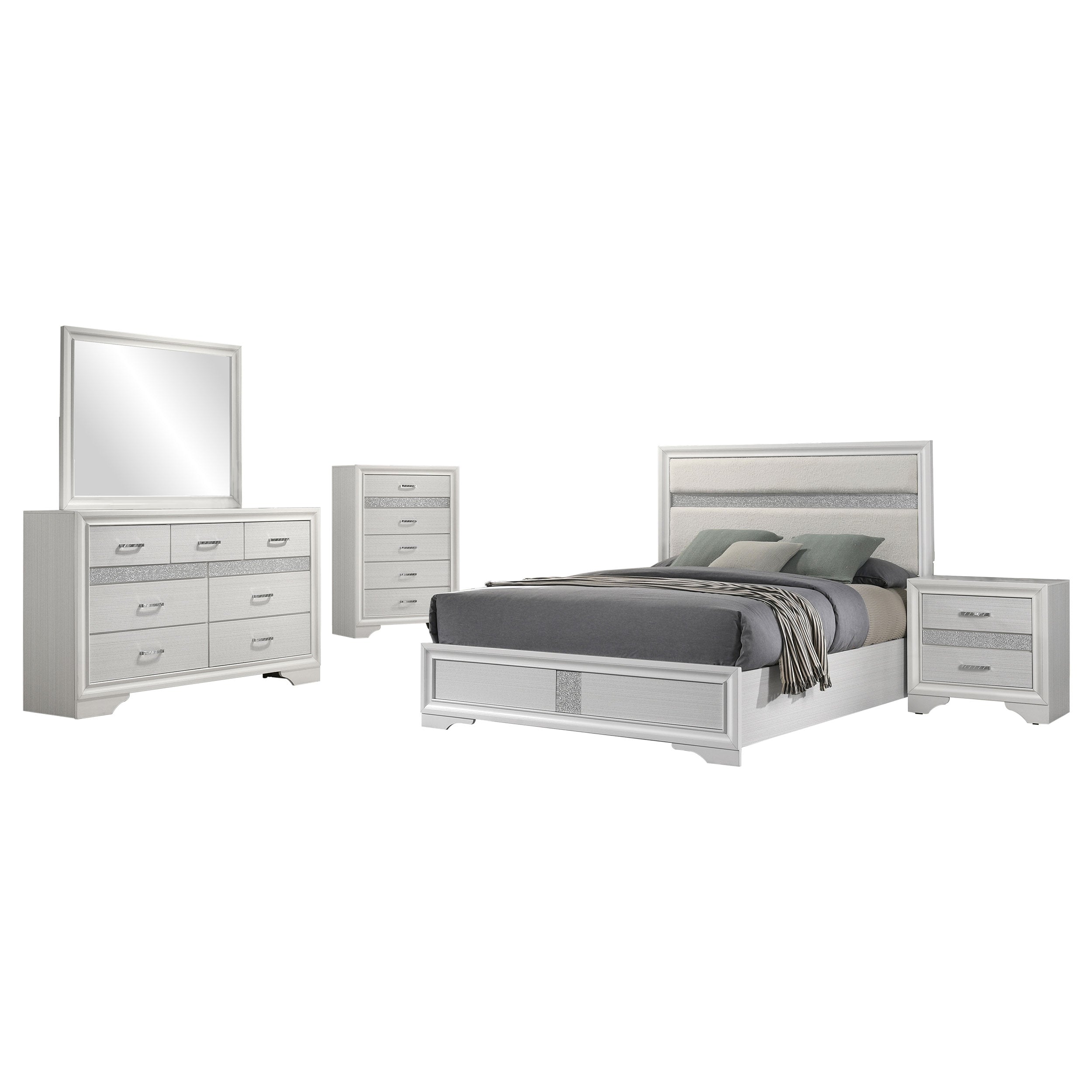 Miranda California King Bedroom Set Black