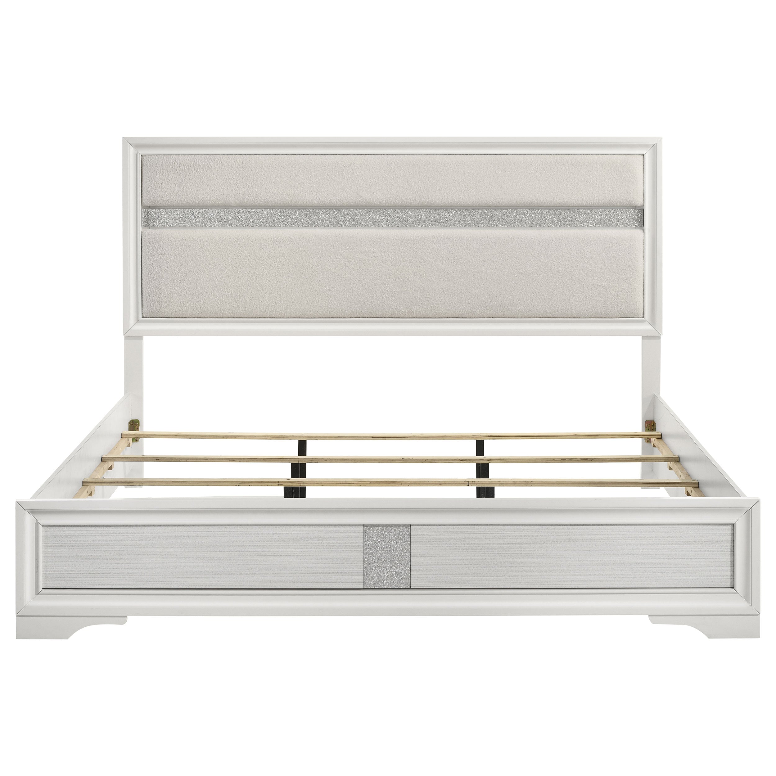 Miranda 51-inch Wood California King Storage Panel Bed Black