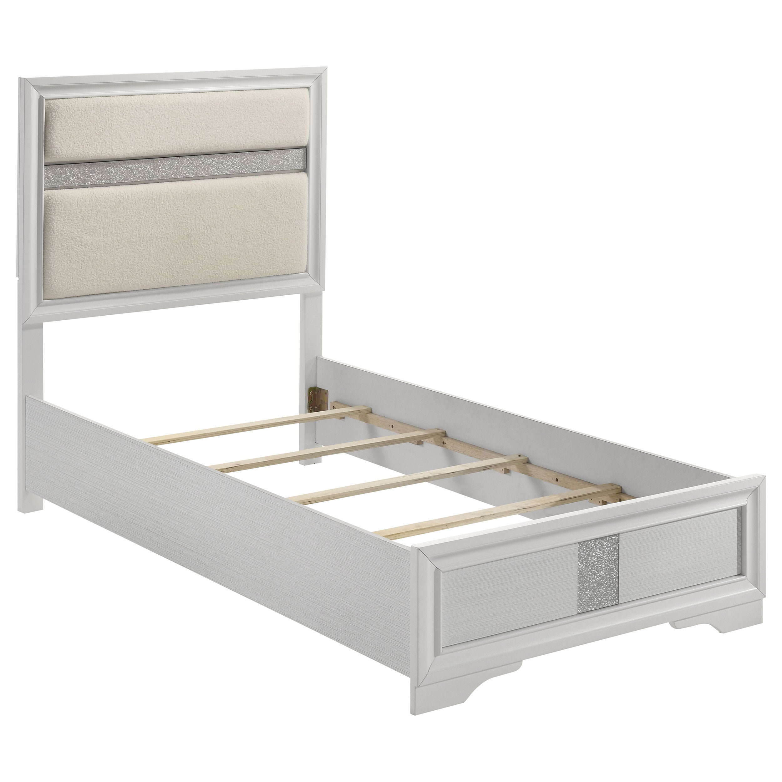 Miranda 51-inch Wood California King Storage Panel Bed Black