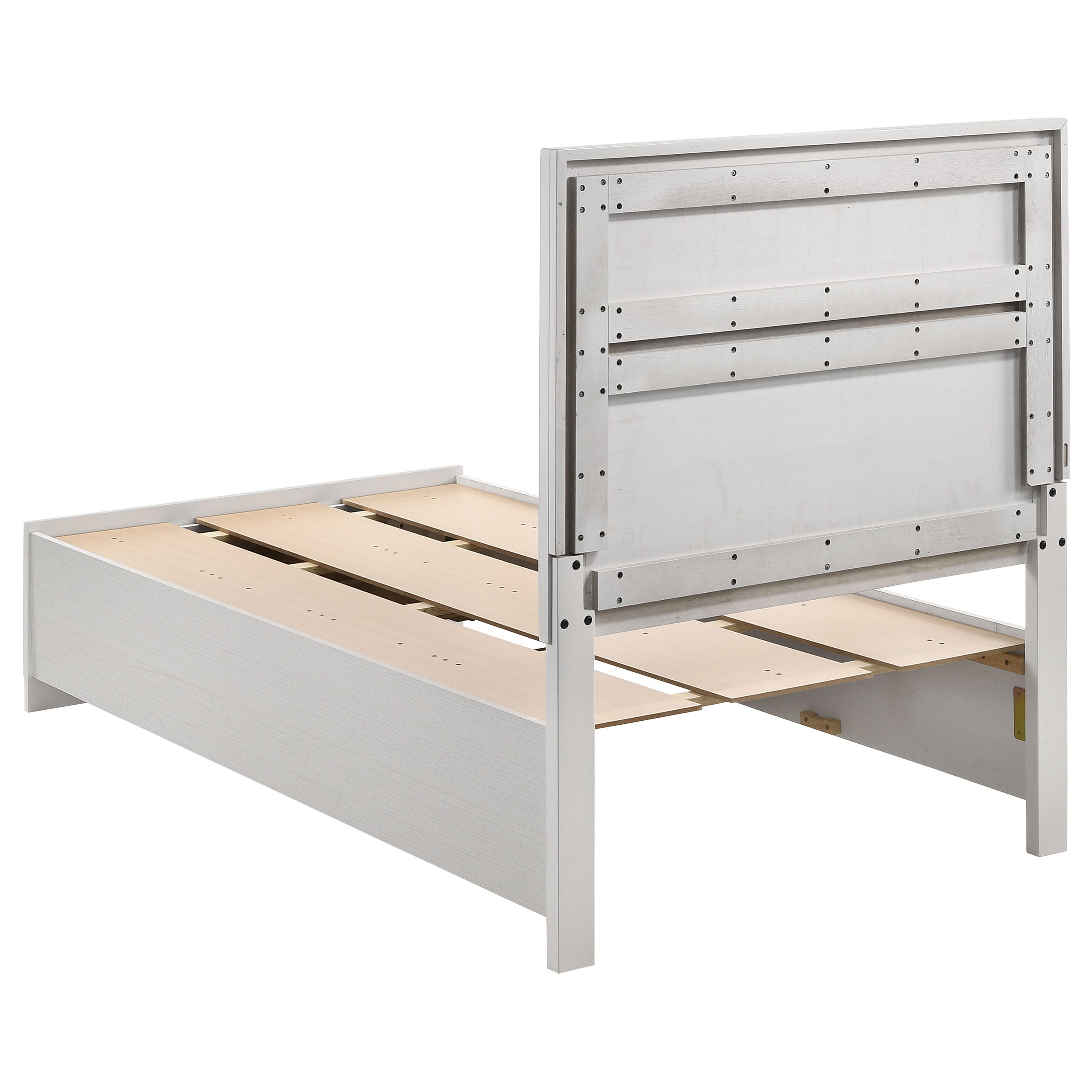 Miranda 51-inch Wood California King Storage Panel Bed Black