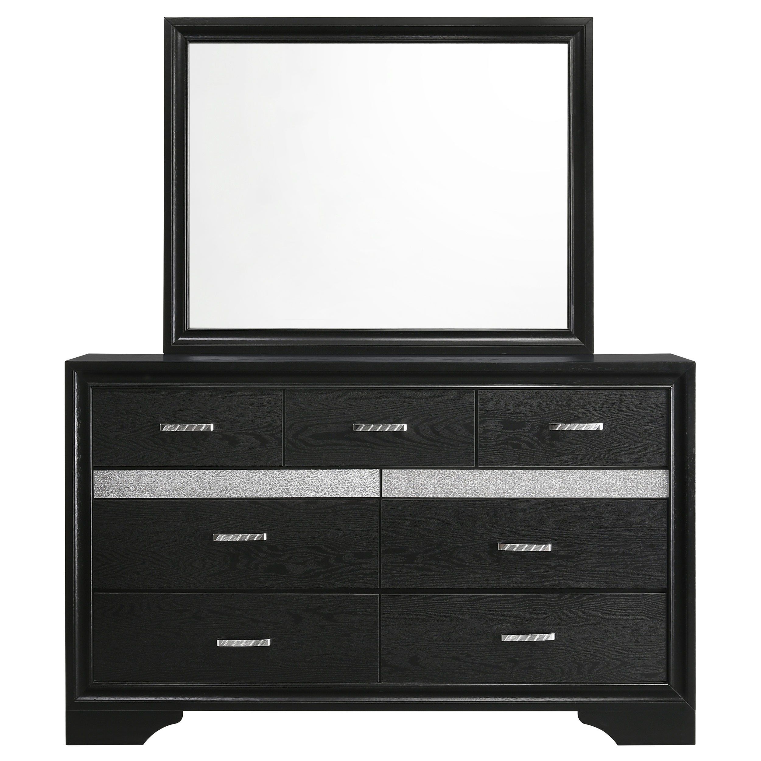 Miranda 7-drawer Dresser Black