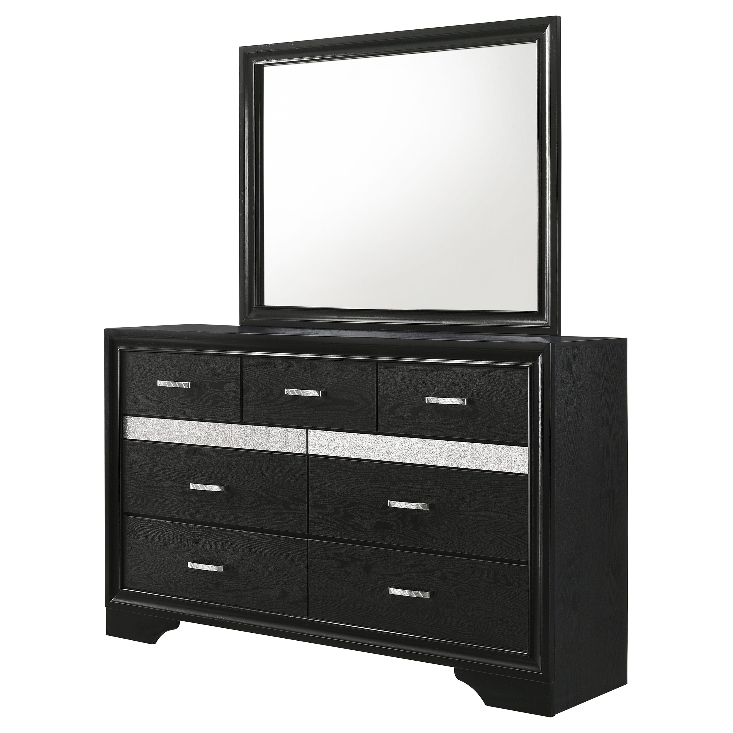 Miranda 7-drawer Dresser Black