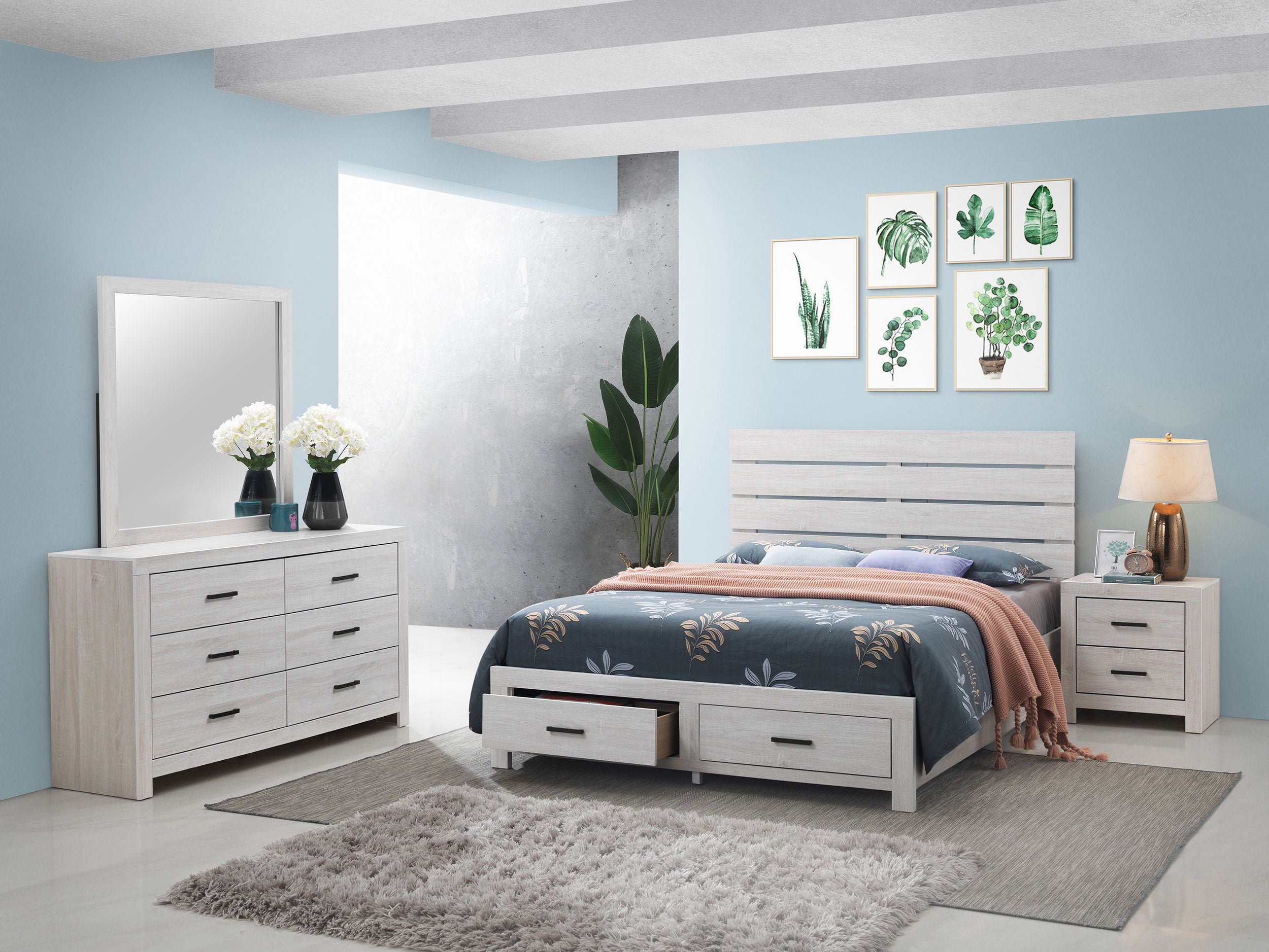 Brantford   Bedroom Set Barrel Oak
