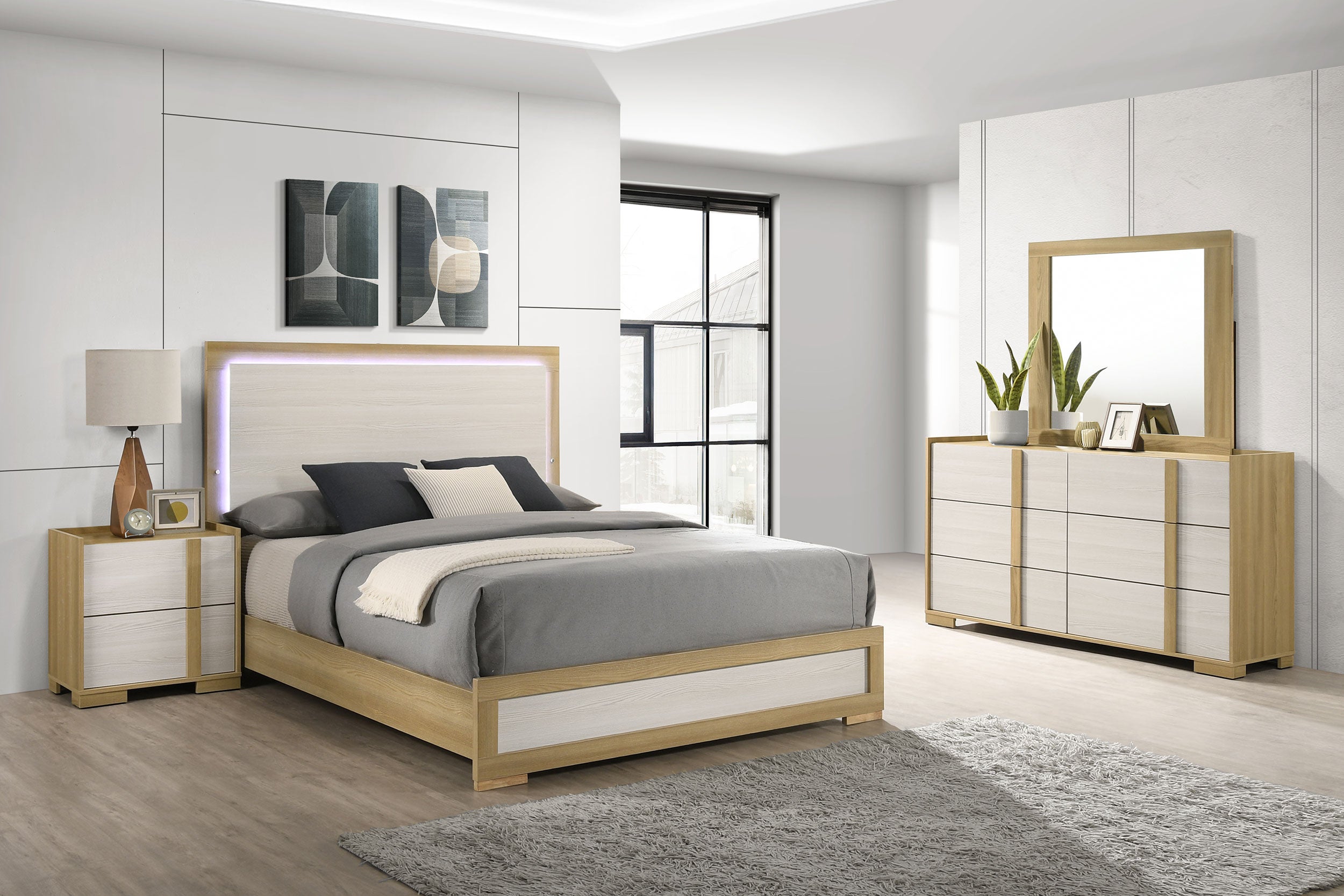 Hyland Bedroom Set Natural
