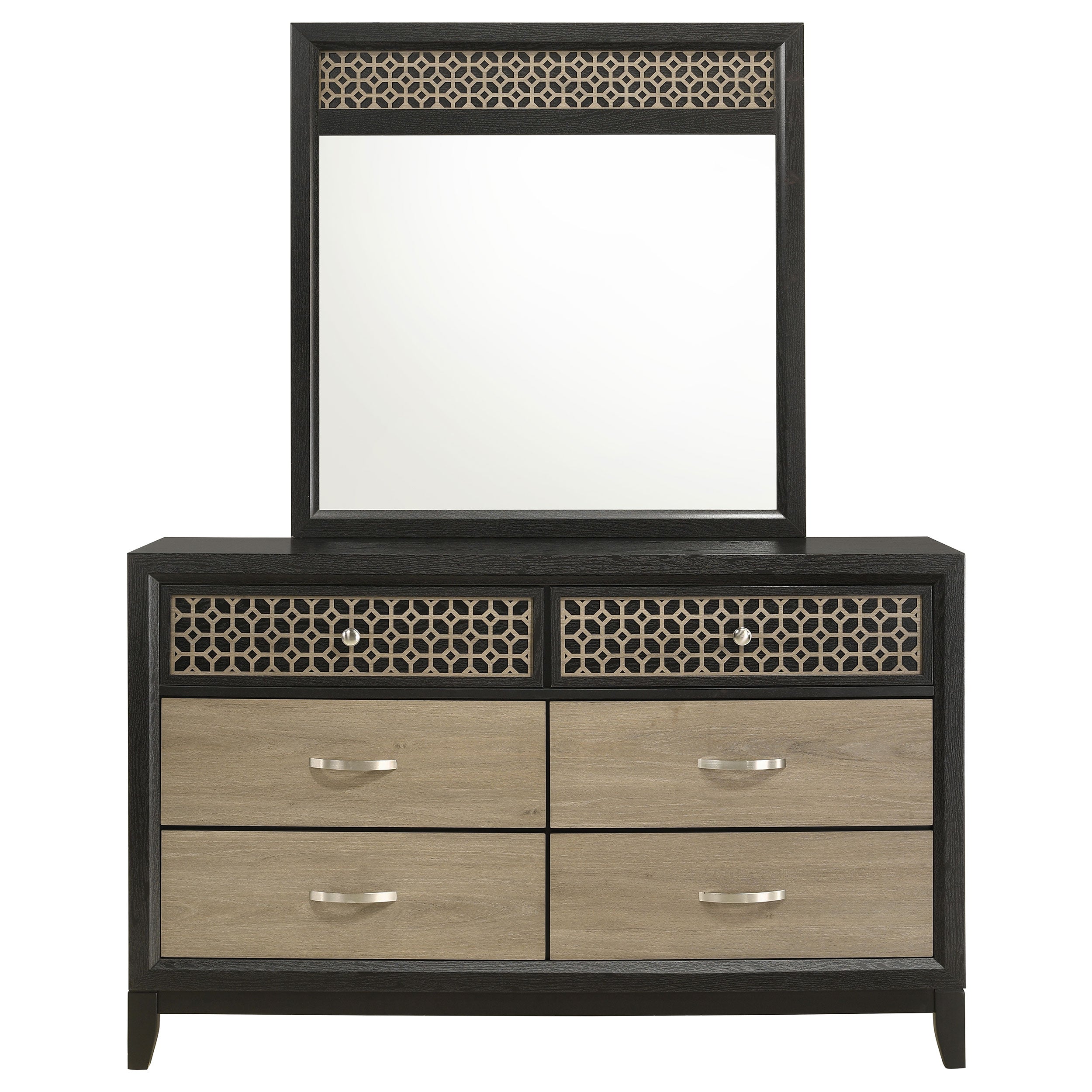 Valencia 6-drawer Dresser Black