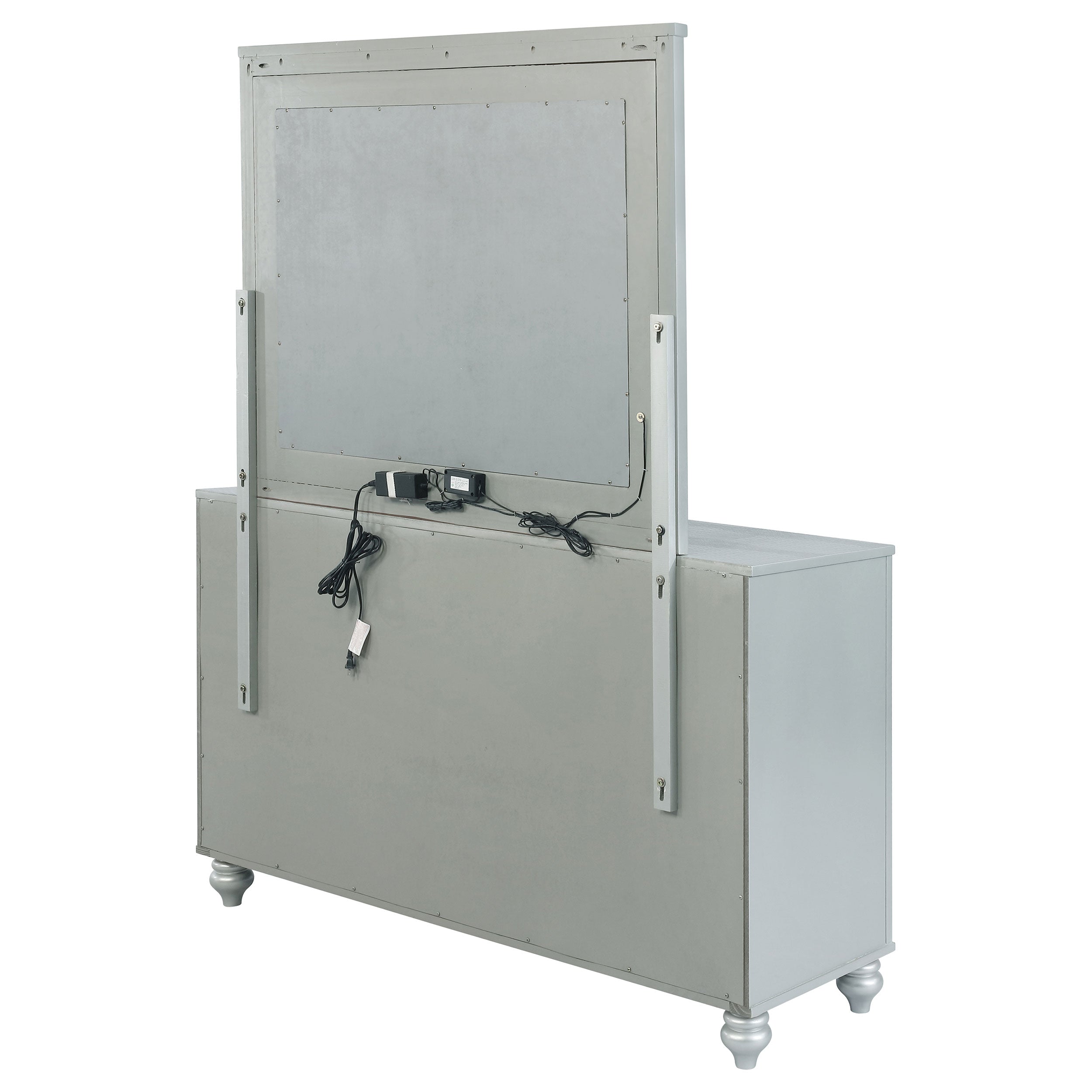 Gunnison 6-drawer Dresser Silver Metallic