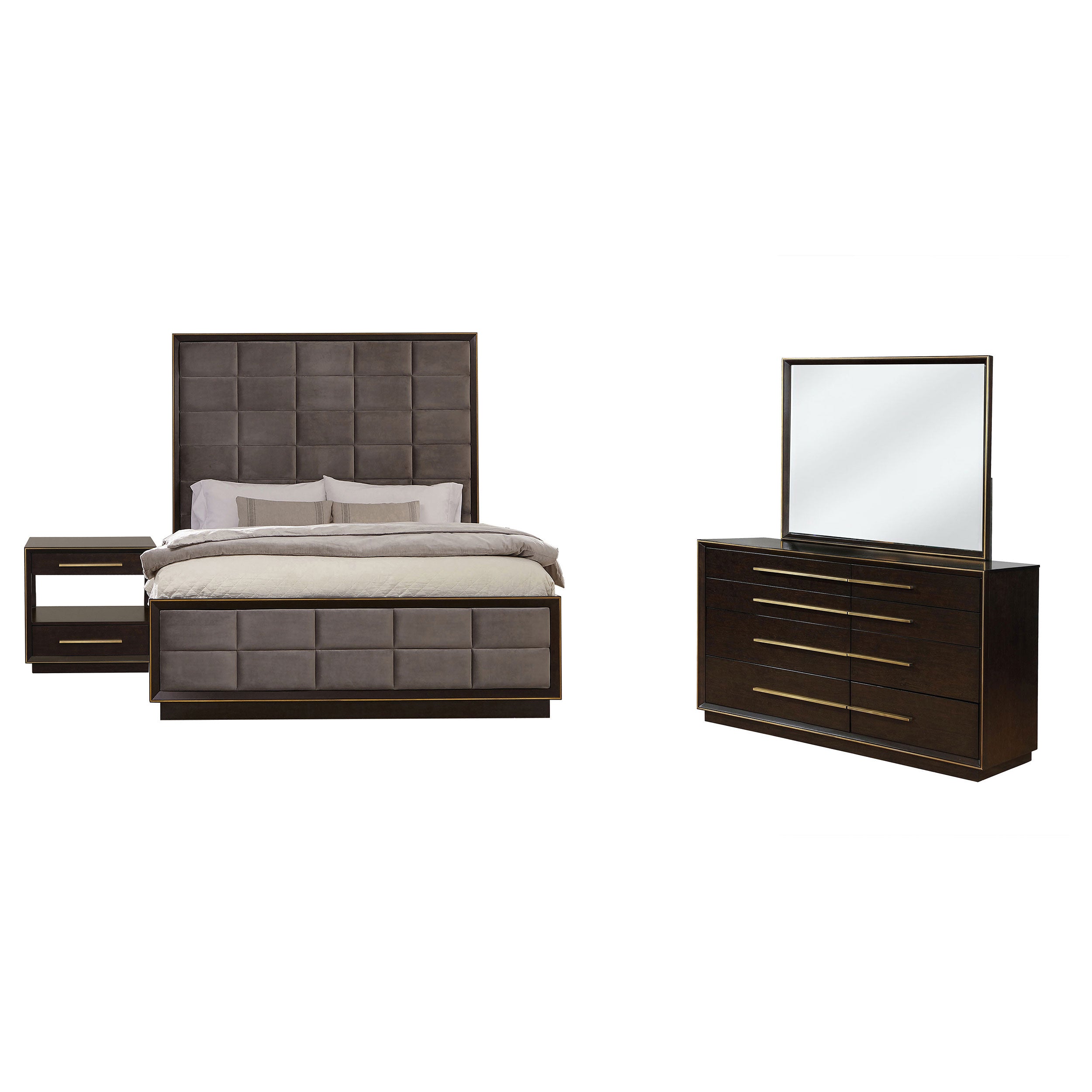 Durango  California King Bedroom Set Peppercorn