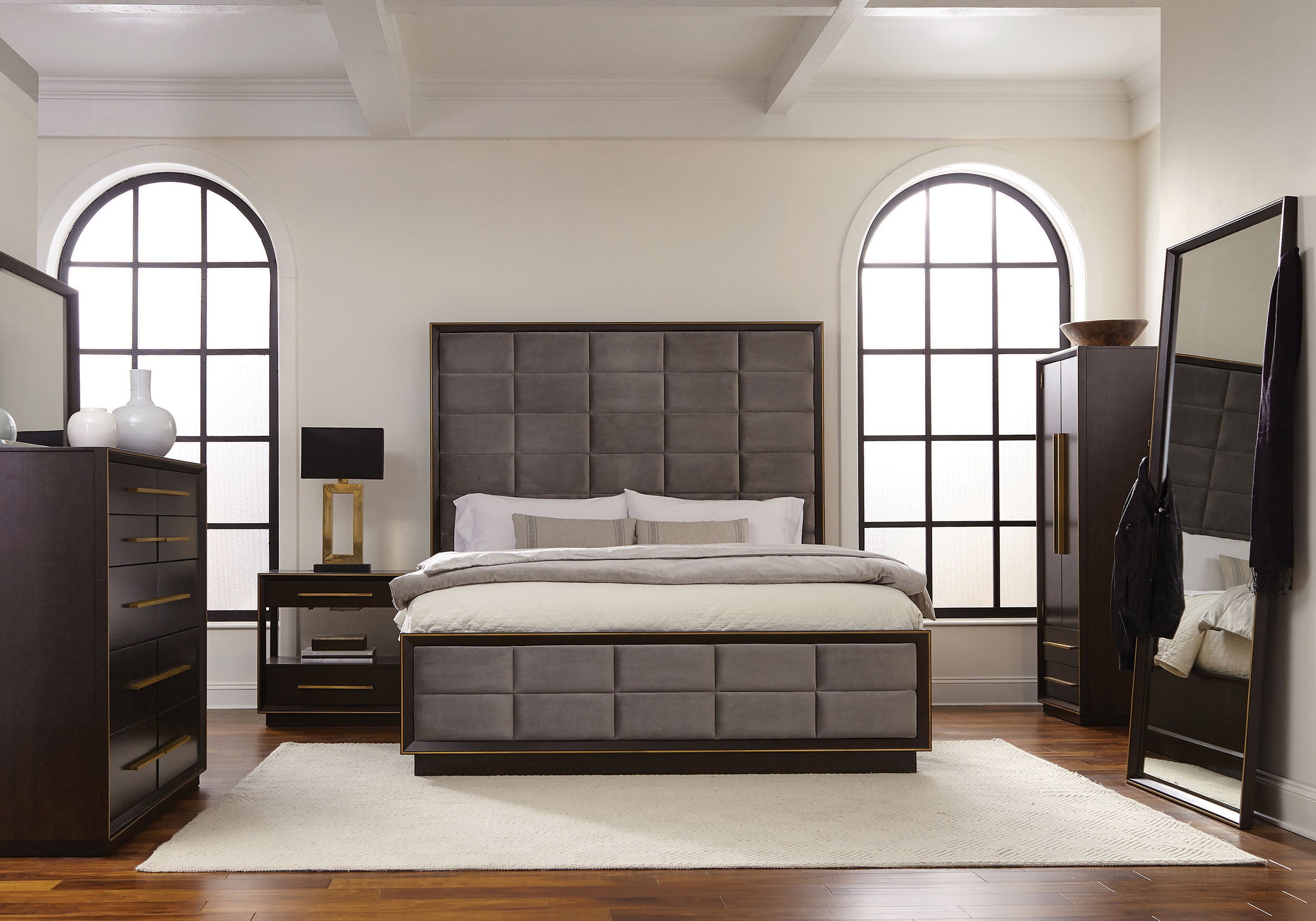Durango  California King Bedroom Set Peppercorn