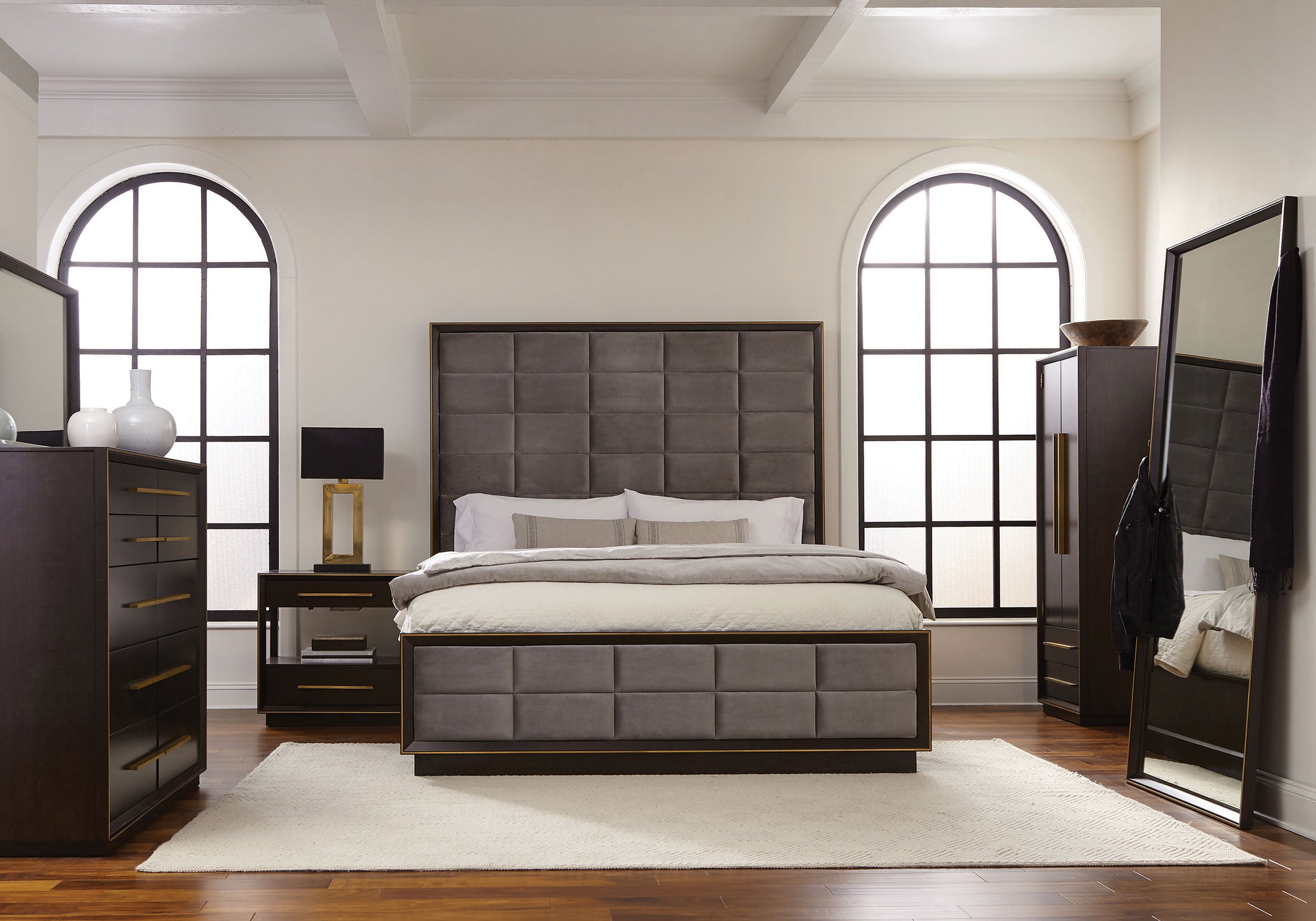 Durango  California King Bedroom Set Peppercorn